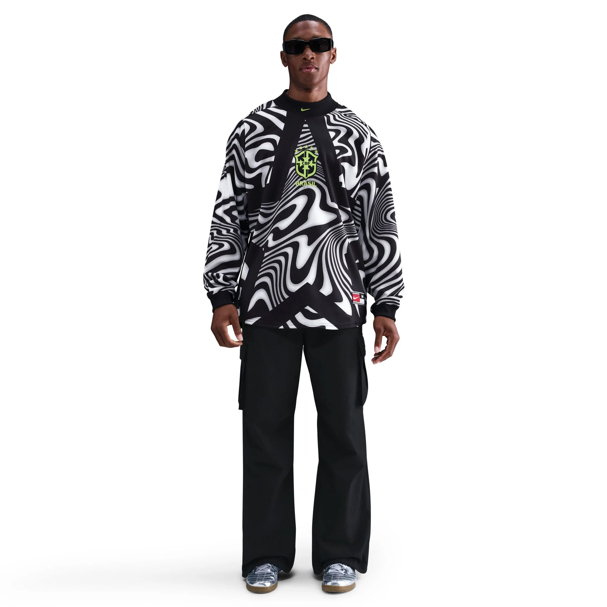 Nike Mens AU Goalkeeper Brazil Jersey - Image 2