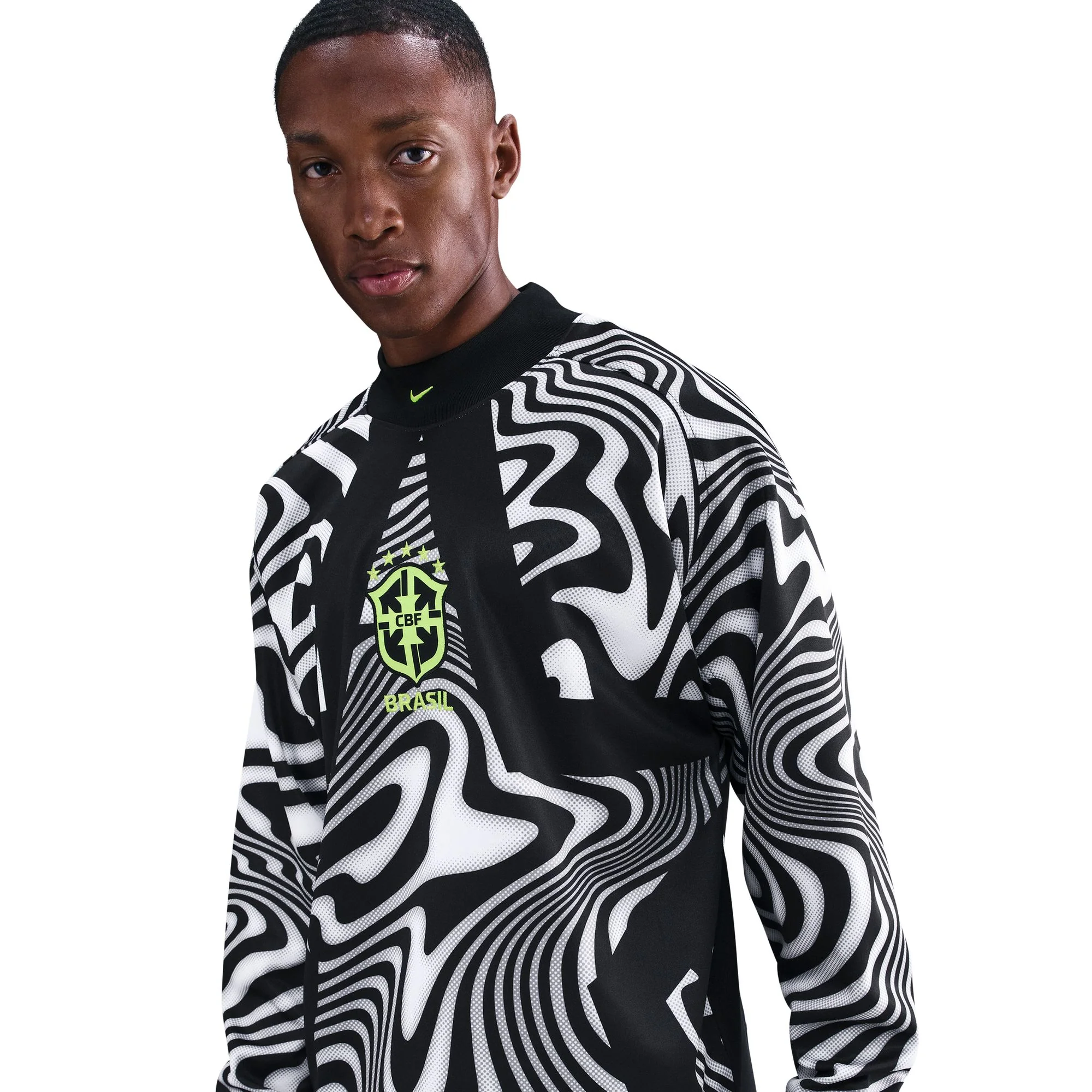 Nike Mens AU Goalkeeper Brazil Jersey - Image 4