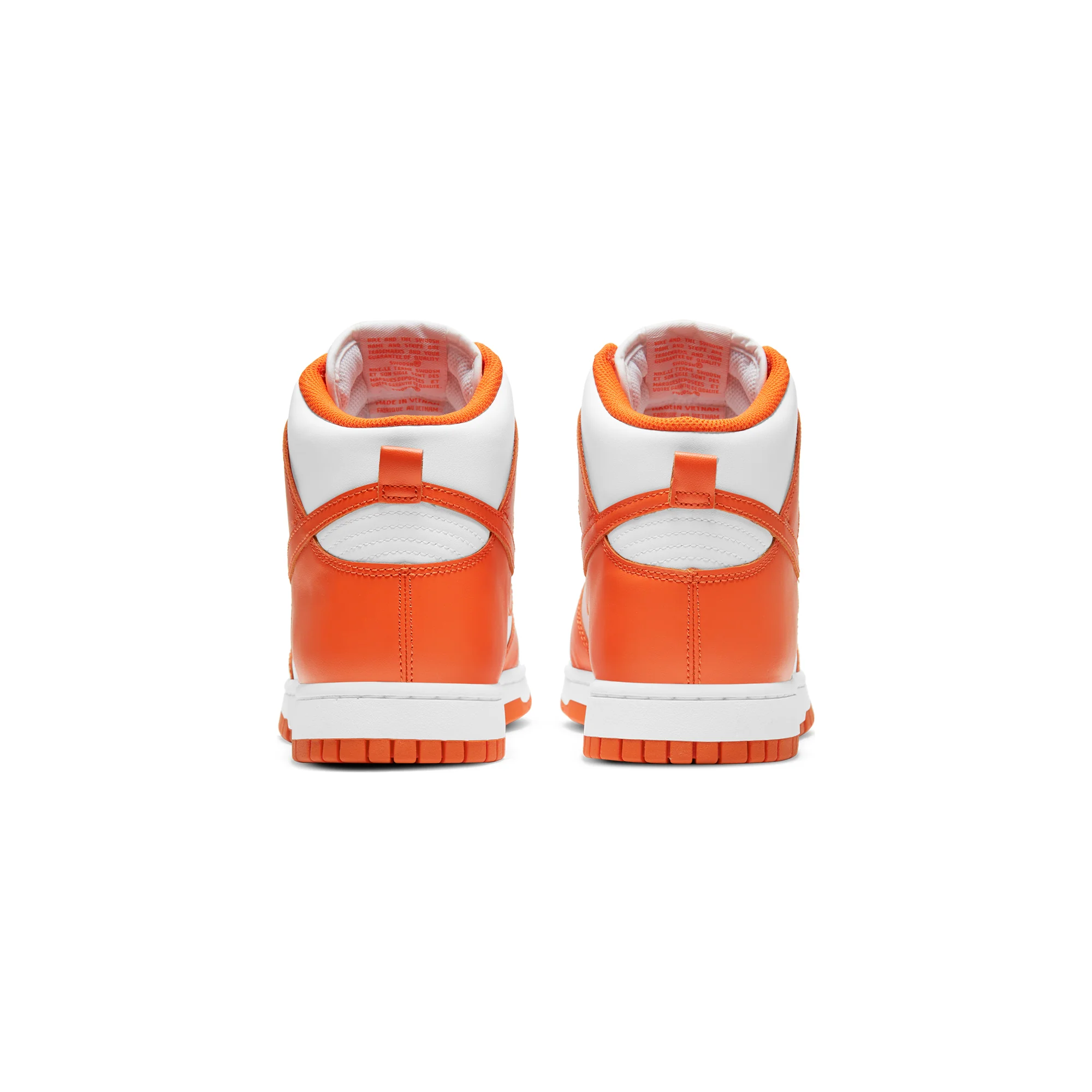 Nike Mens Dunk High Retro Orange Blaze Shoes - Image 3