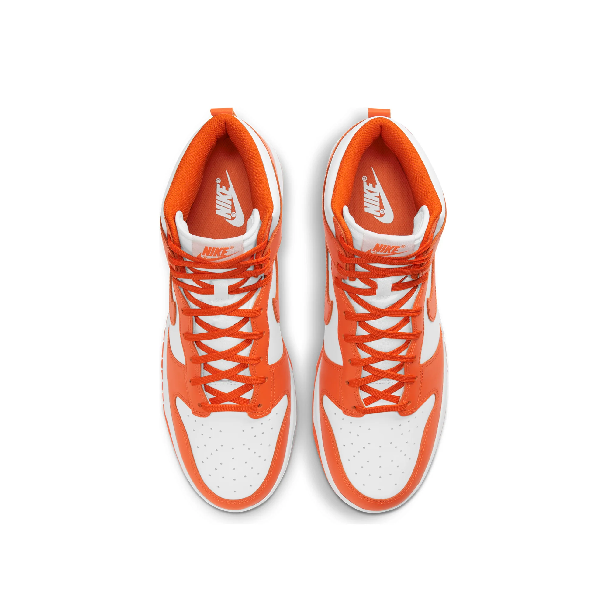 Nike Mens Dunk High Retro Orange Blaze Shoes - Image 4