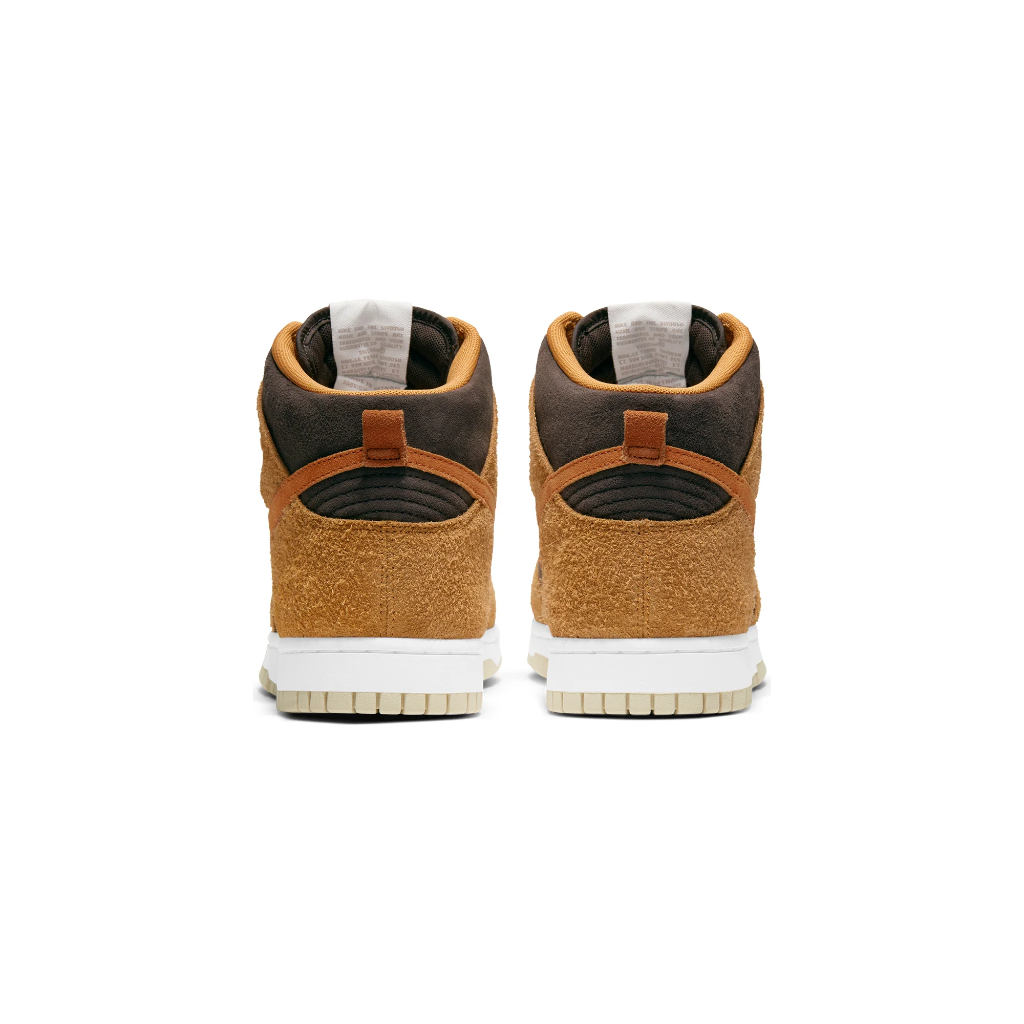 Nike Mens Dunk High Retro Premium 'Dark Curry' Shoes - Image 3