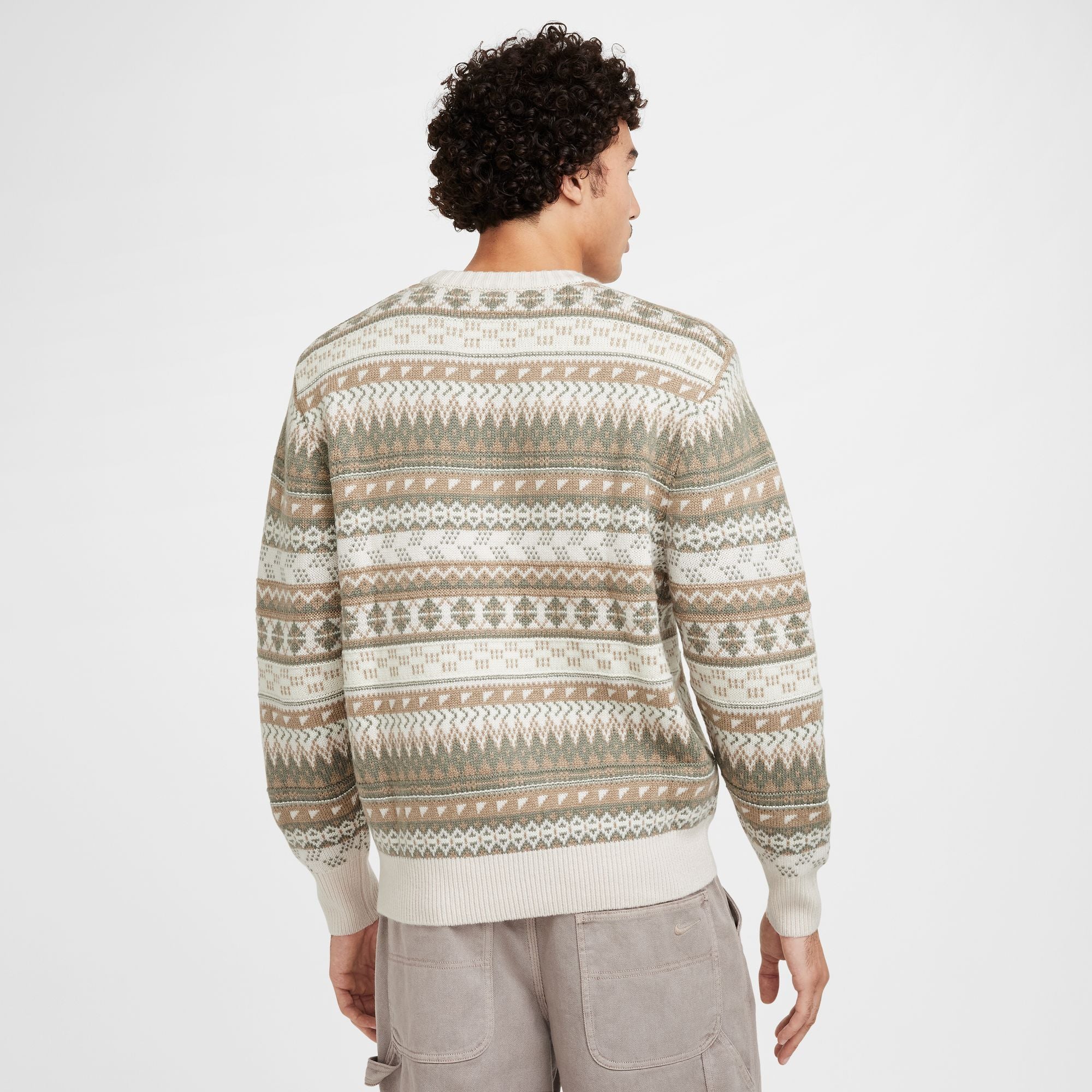 Nike Mens Fair Isle Swoosh Sweatshirt - Image 4