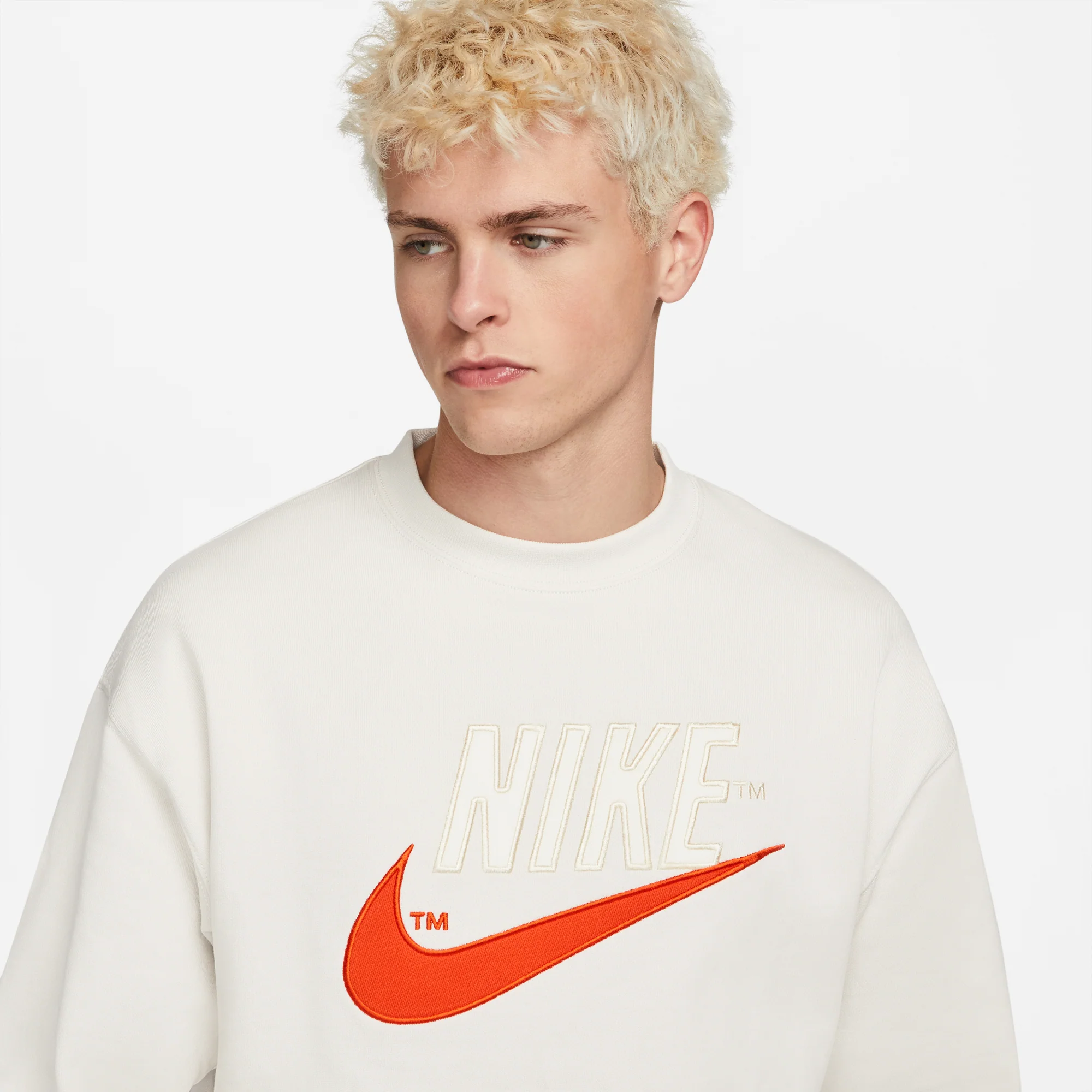 Nike Mens French Terry Crew - Image 4