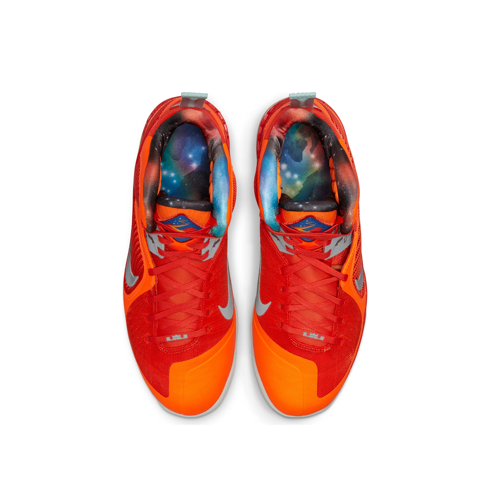 Nike Mens Lebron 9 Shoes 'Total Orange/Reflect Silver' - Image 4