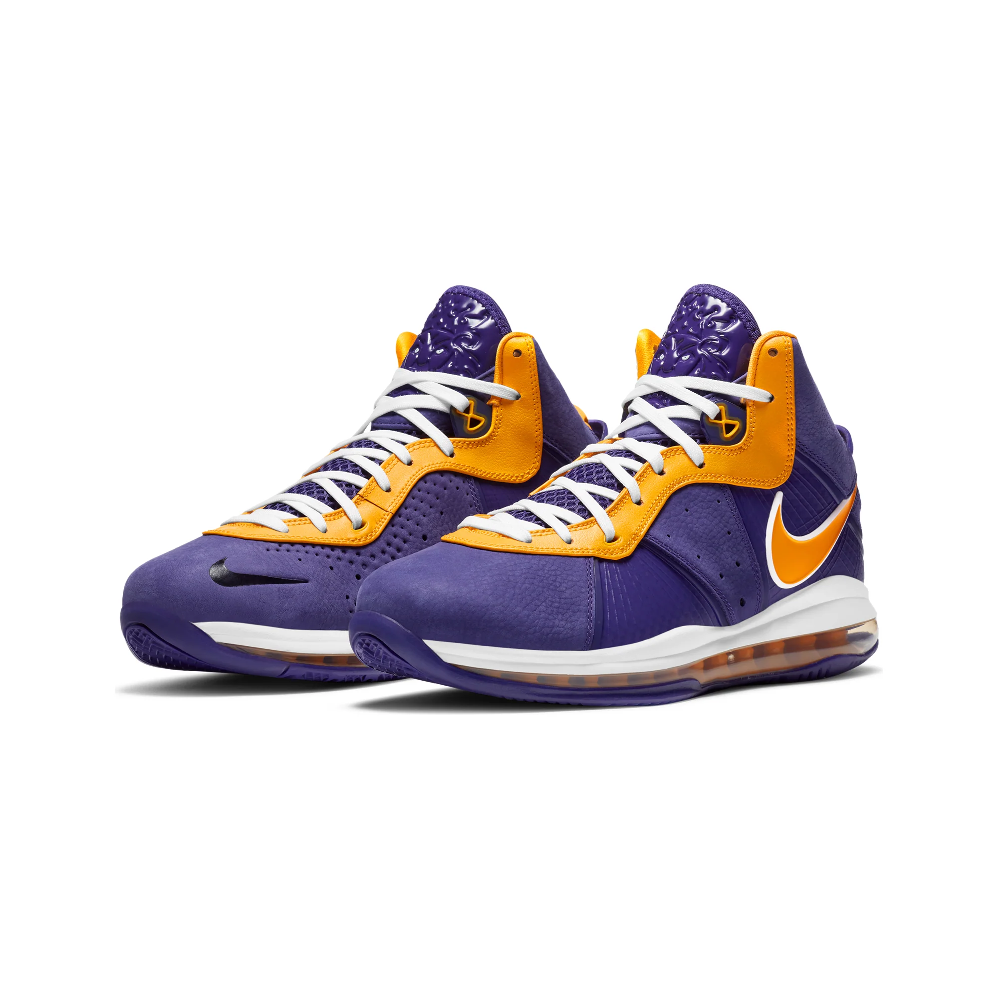 Nike Men Lebron VIII QS 'Lakers' Shoes - Image 2