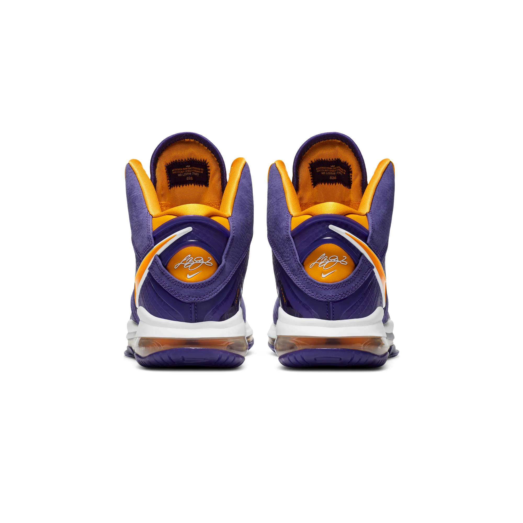 Nike Men Lebron VIII QS 'Lakers' Shoes - Image 3