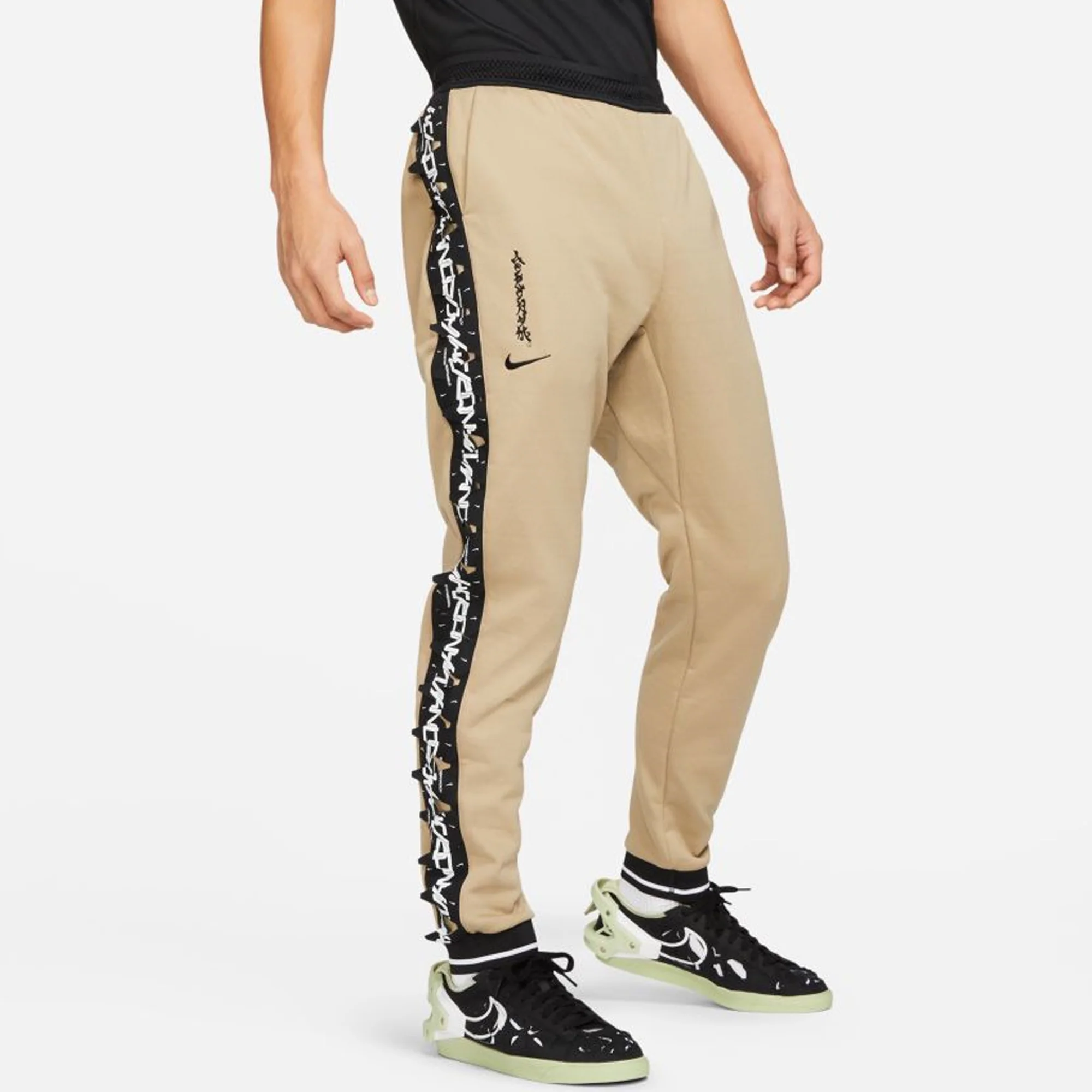 Nike Mens NRG TF Knit Pant 'Khaki/Black' - Image 3