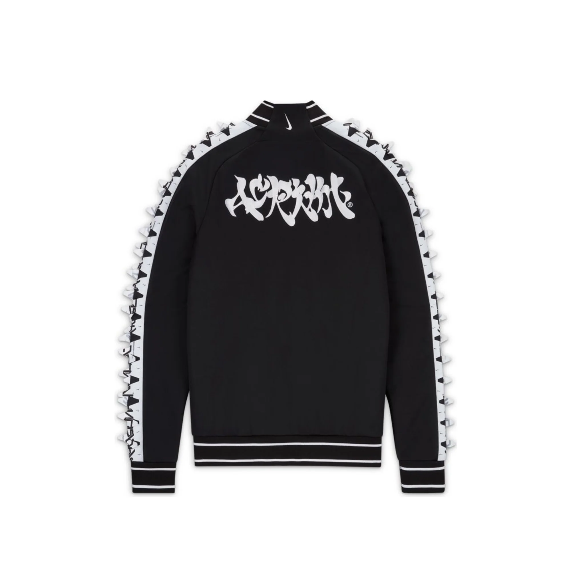 Nike Mens NRG TF Knit Jacket 'Blk/Wht' - Image 2