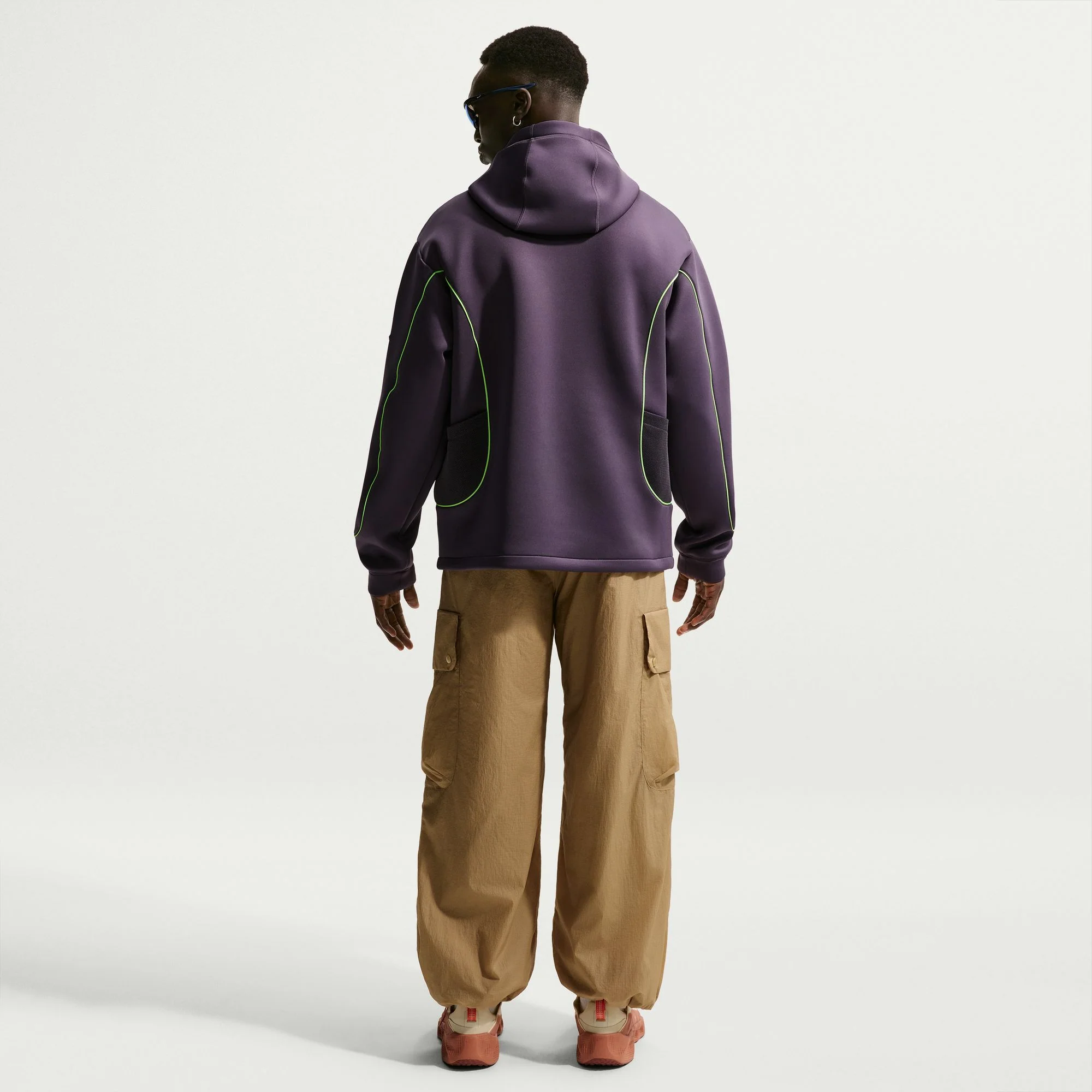 Nike Mens Project F.R.O.G. Bubble Mesh Pullover Hoodie - Image 3