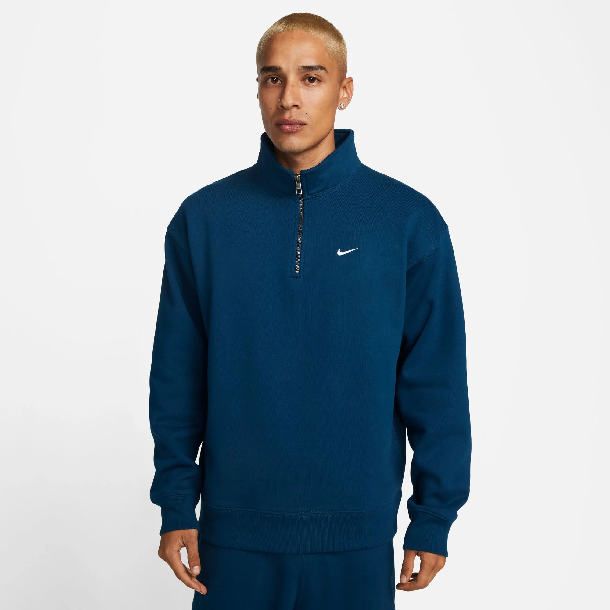 Nike Mens Solo Swoosh 1/4 Zip Top - Image 2