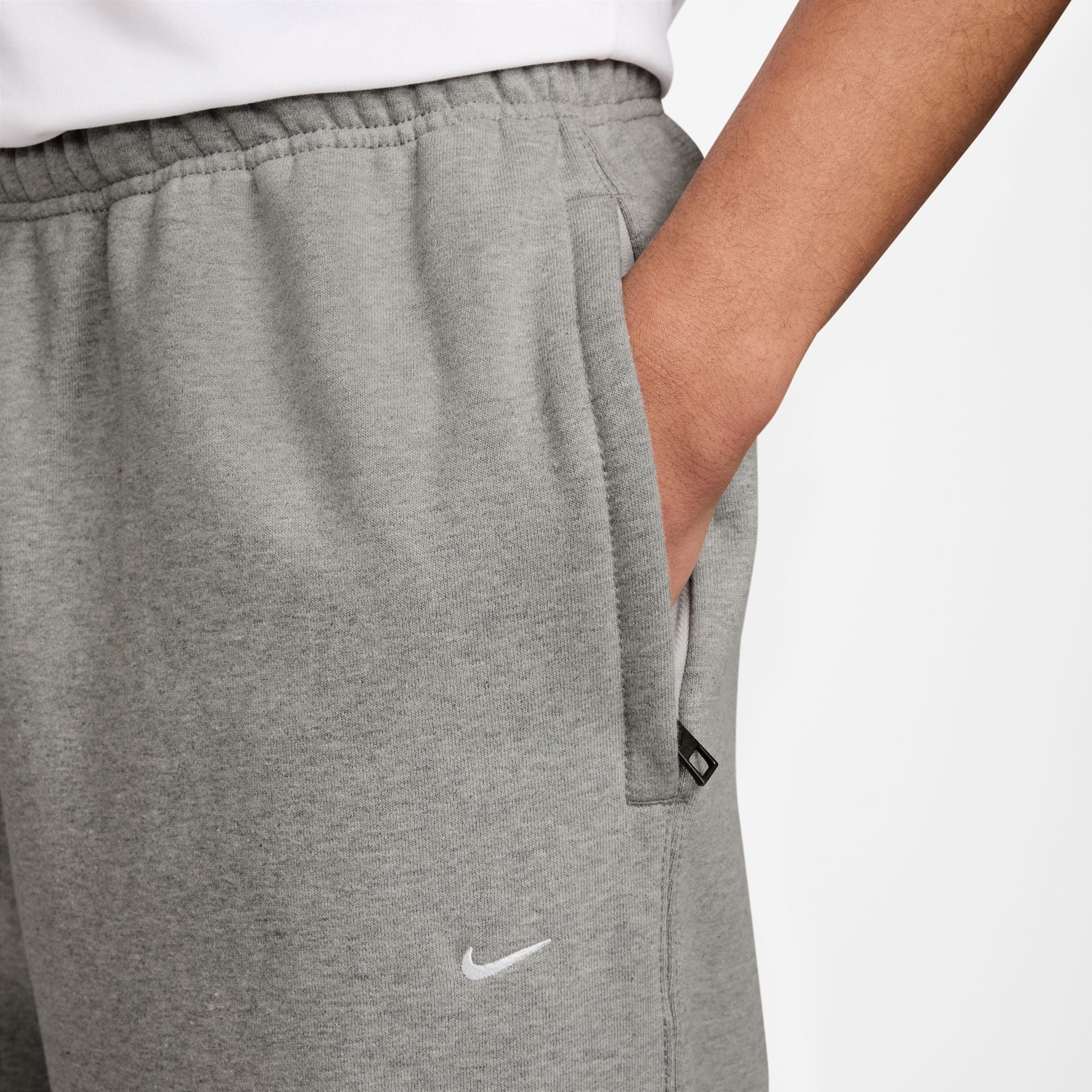 Nike Mens Solo Swoosh Cuffed Fleece Pants - Image 4