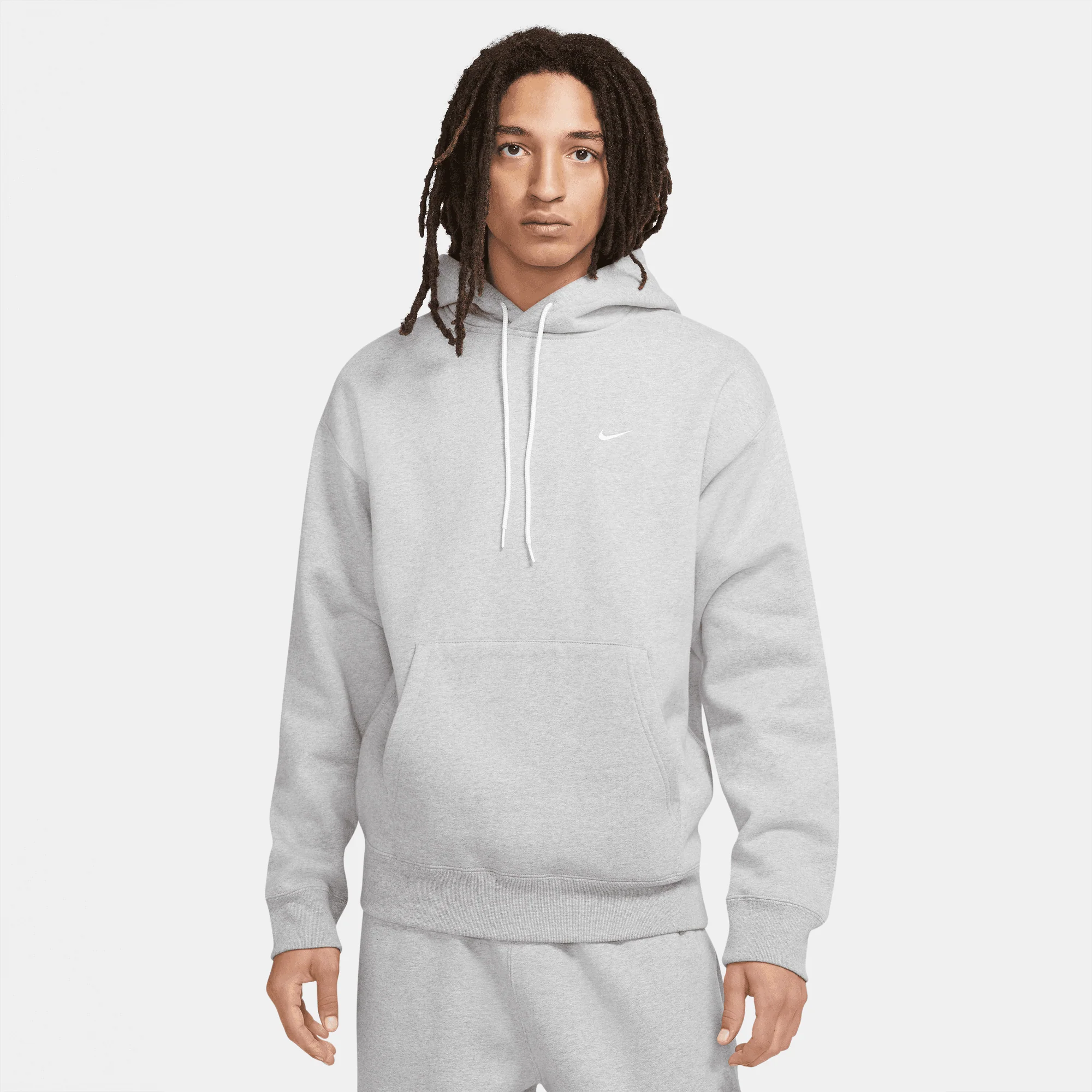 Nike Mens Solo Swoosh Fleece Hoodie - Image 2