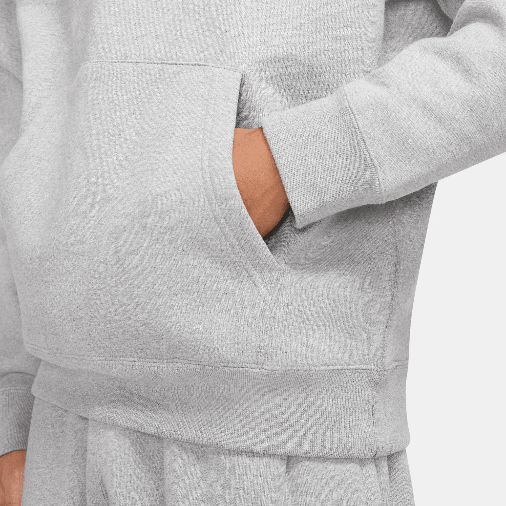 Nike Mens Solo Swoosh Fleece Hoodie - Image 4