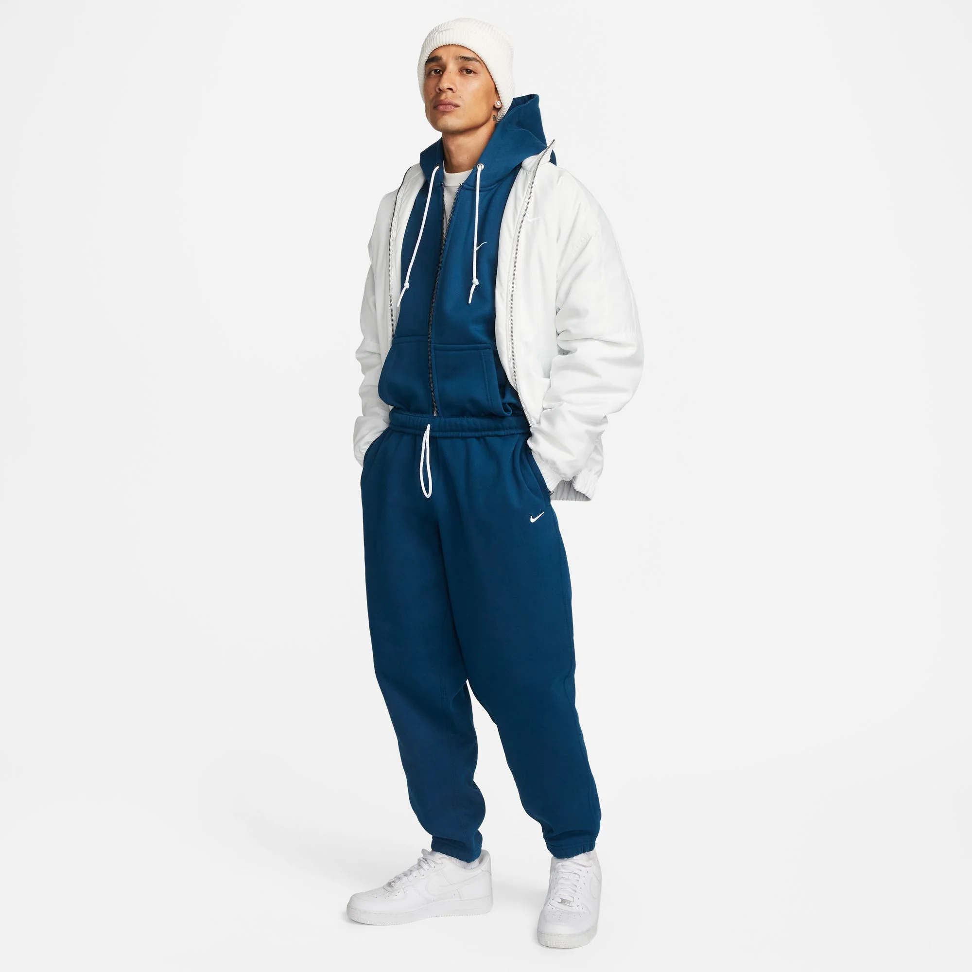 Nike Mens Solo Swoosh Fleece Pants - Image 2