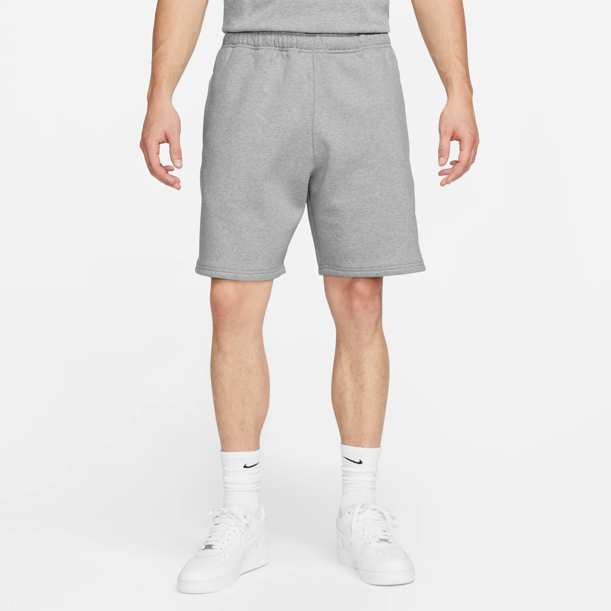 Nike Mens Solo Swoosh Fleece Shorts - Image 2