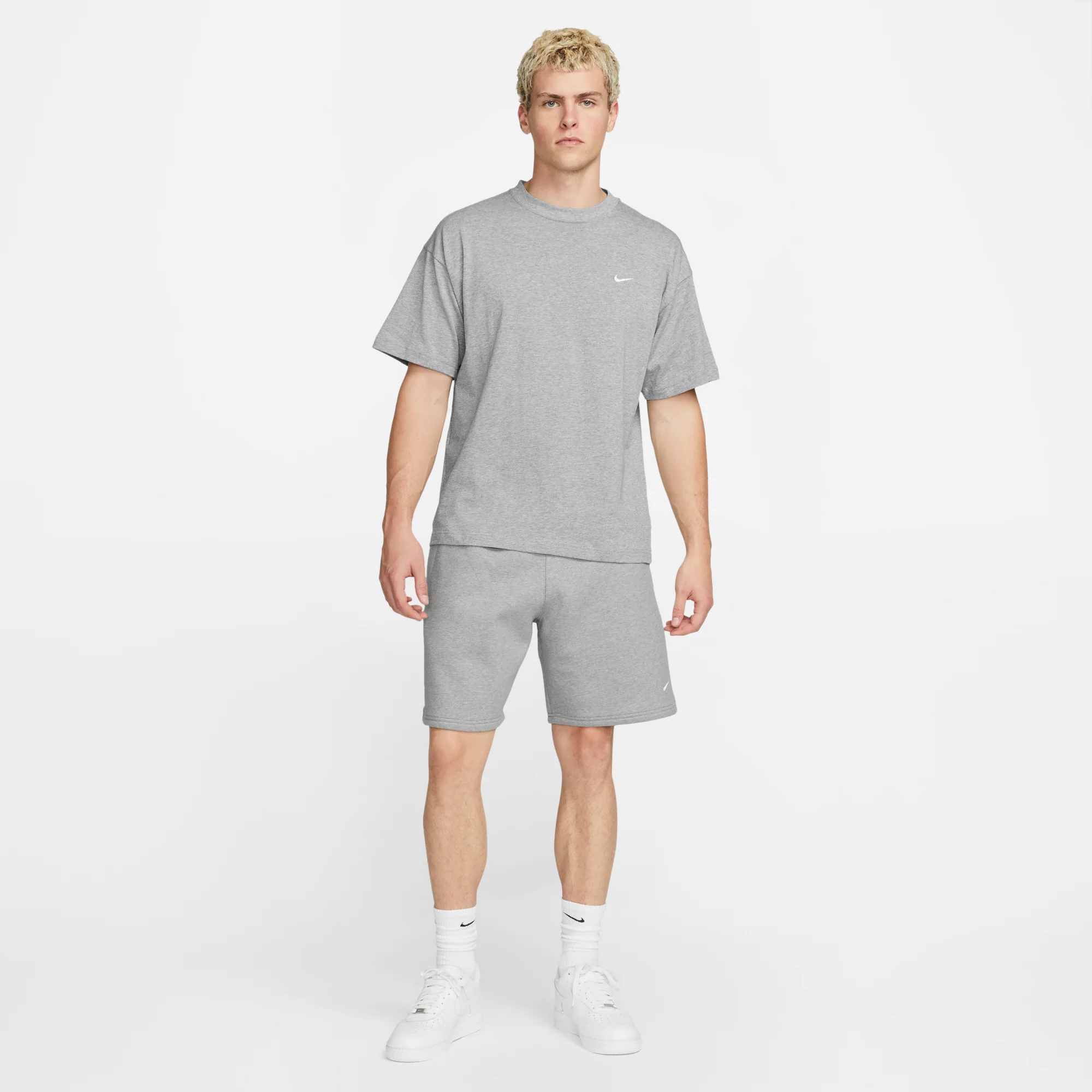 Nike Mens Solo Swoosh Fleece Shorts - Image 3