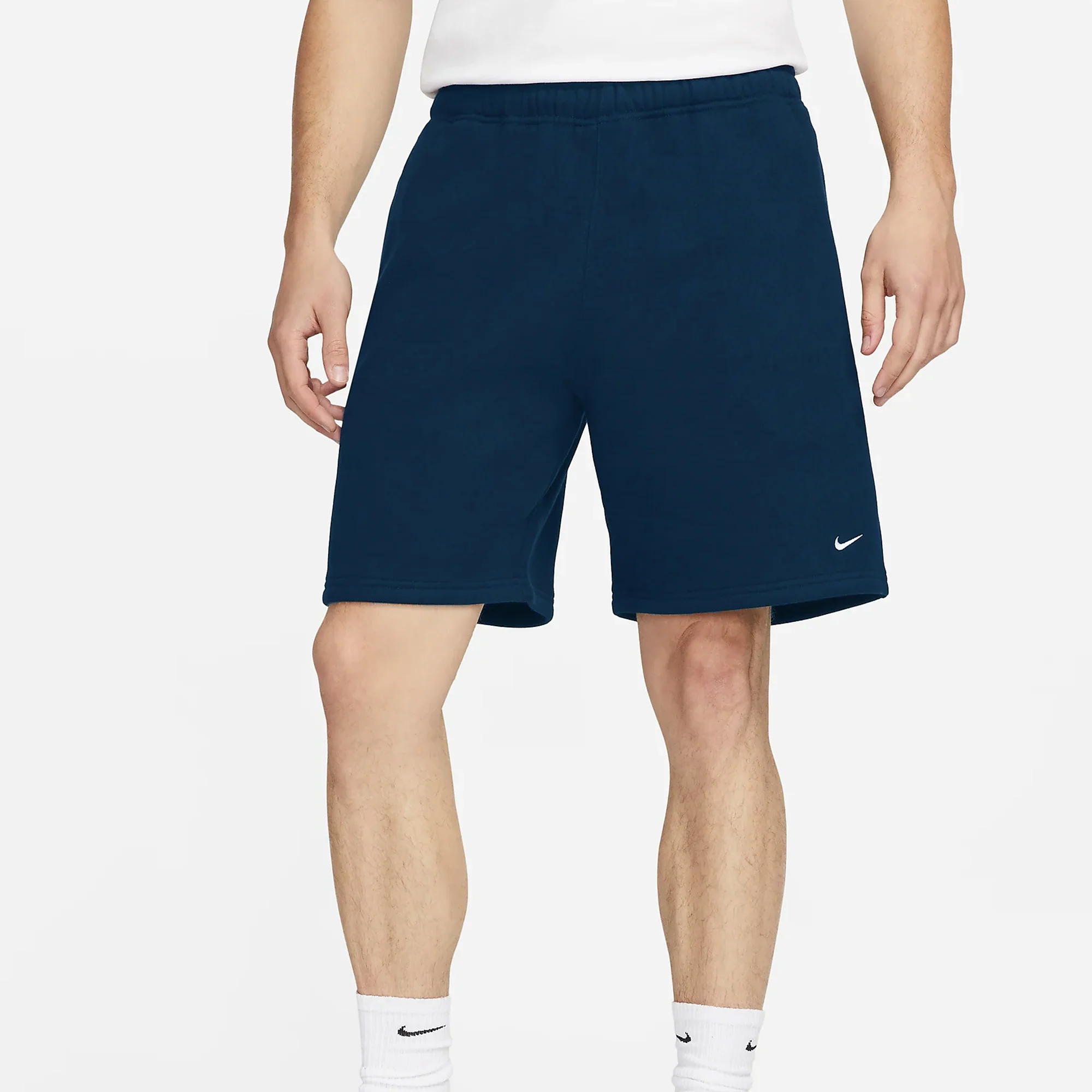 Nike Mens Solo Swoosh Fleece Shorts - Image 2