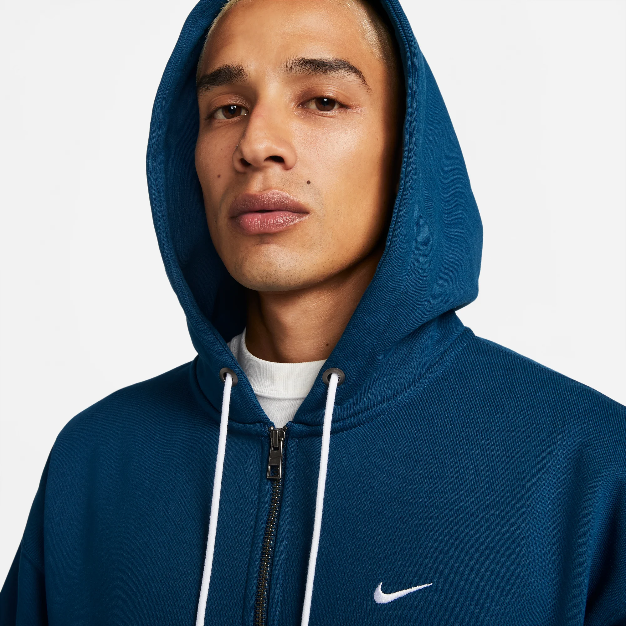 Nike Mens Solo Swoosh Full-Zip Hoodie - Image 4