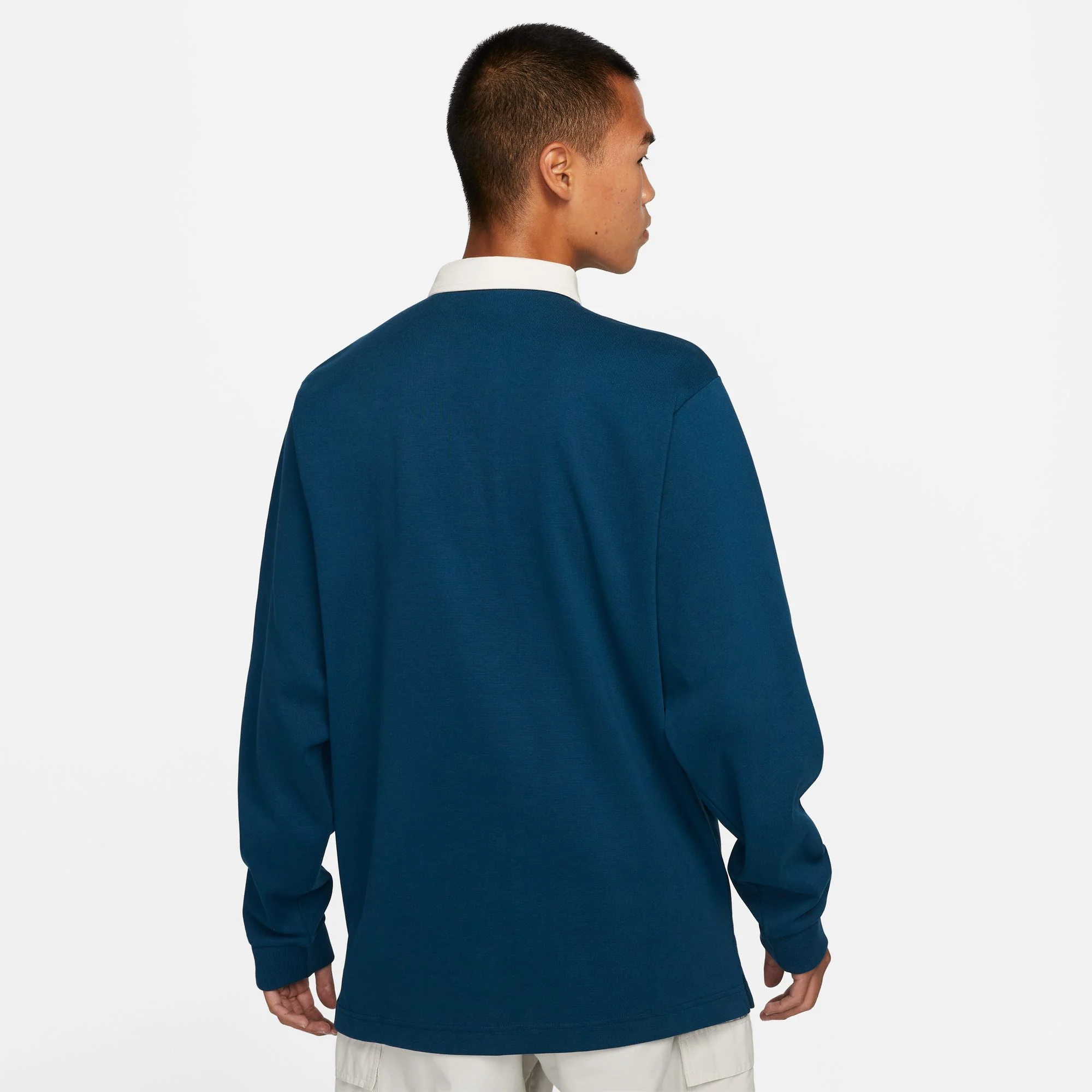 Nike Mens Solo Swoosh Rugby Top - Image 3