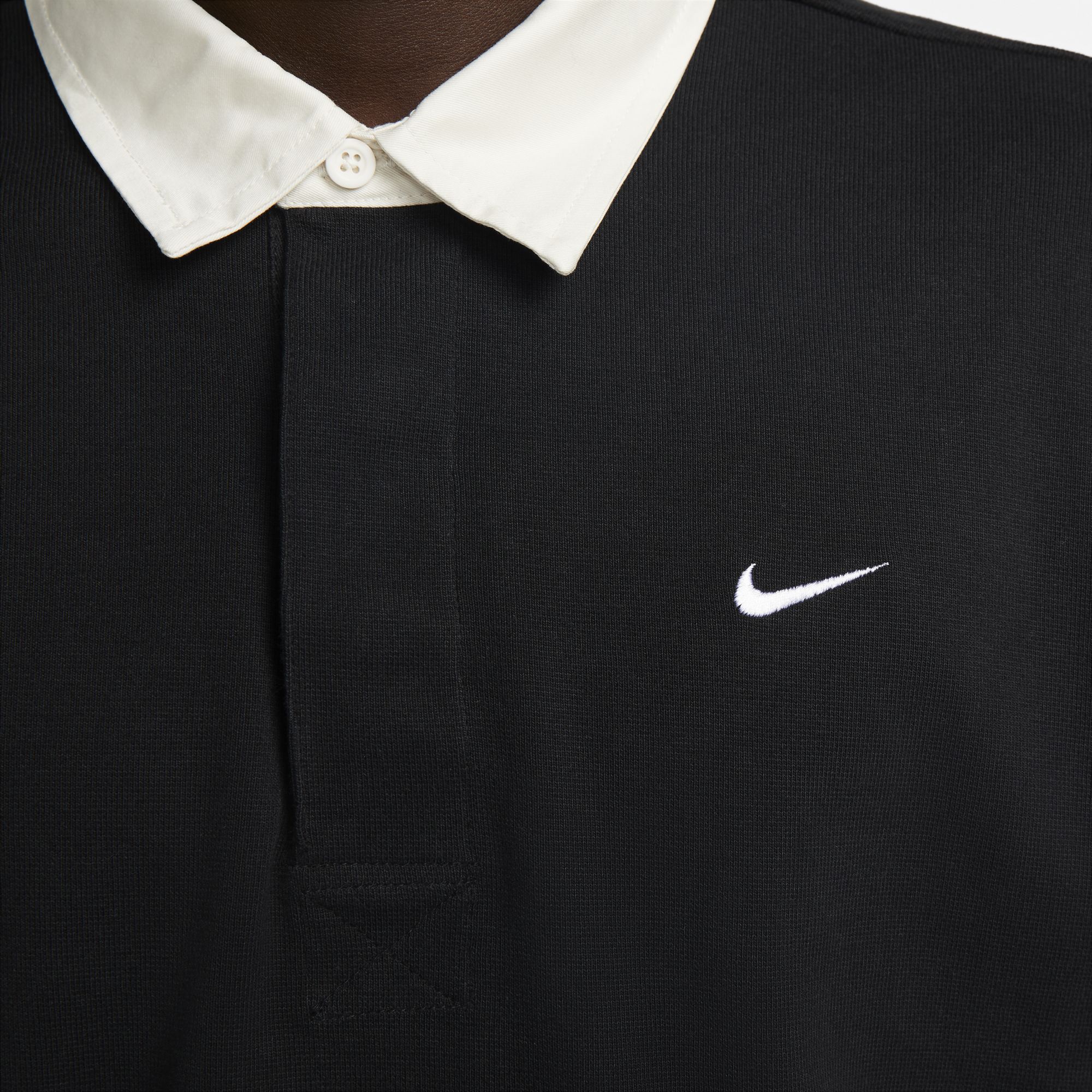 Nike Mens Solo Swoosh Rugby Top - Image 3