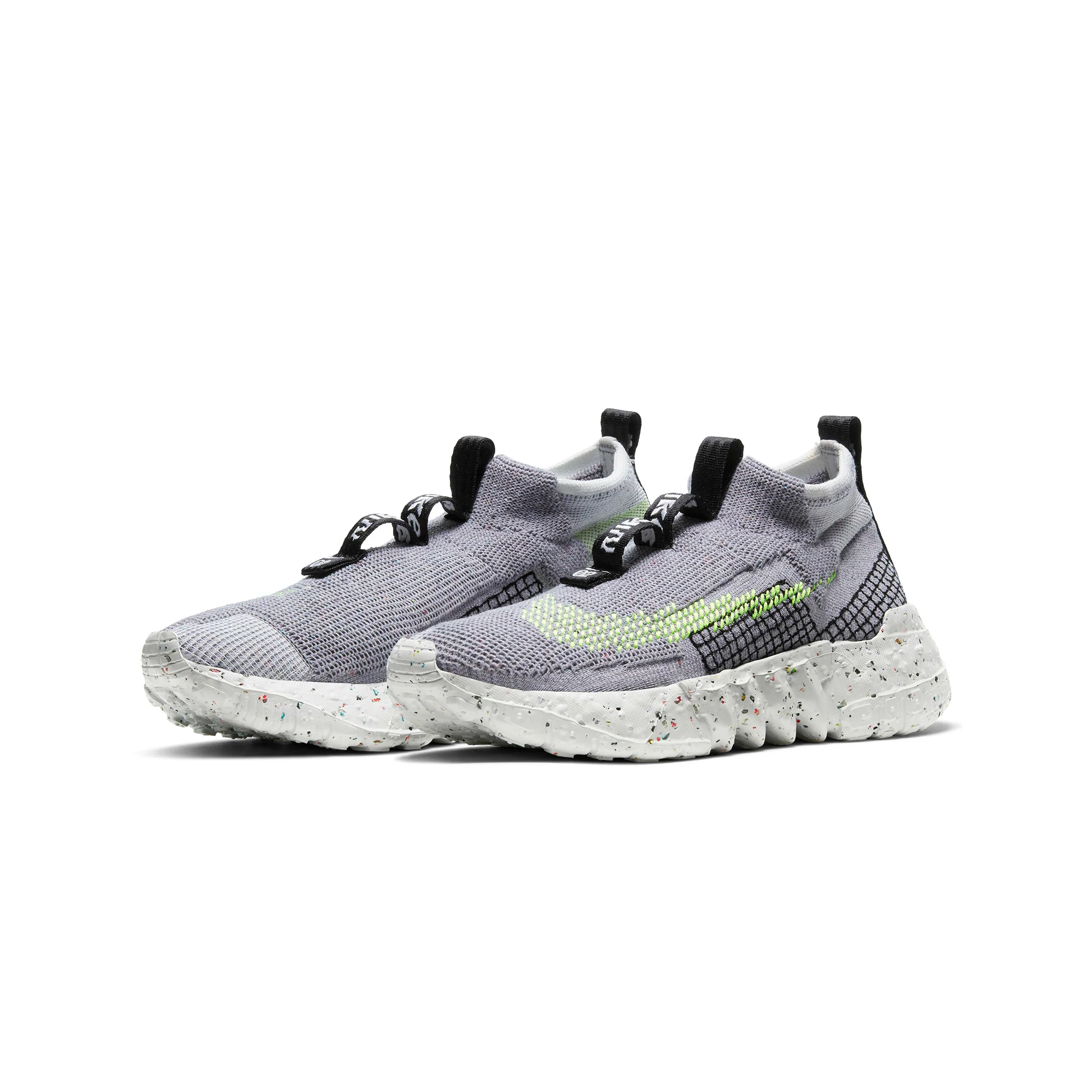 Nike Men Space Hippie 02 'Grey Volt' Shoes - Image 2