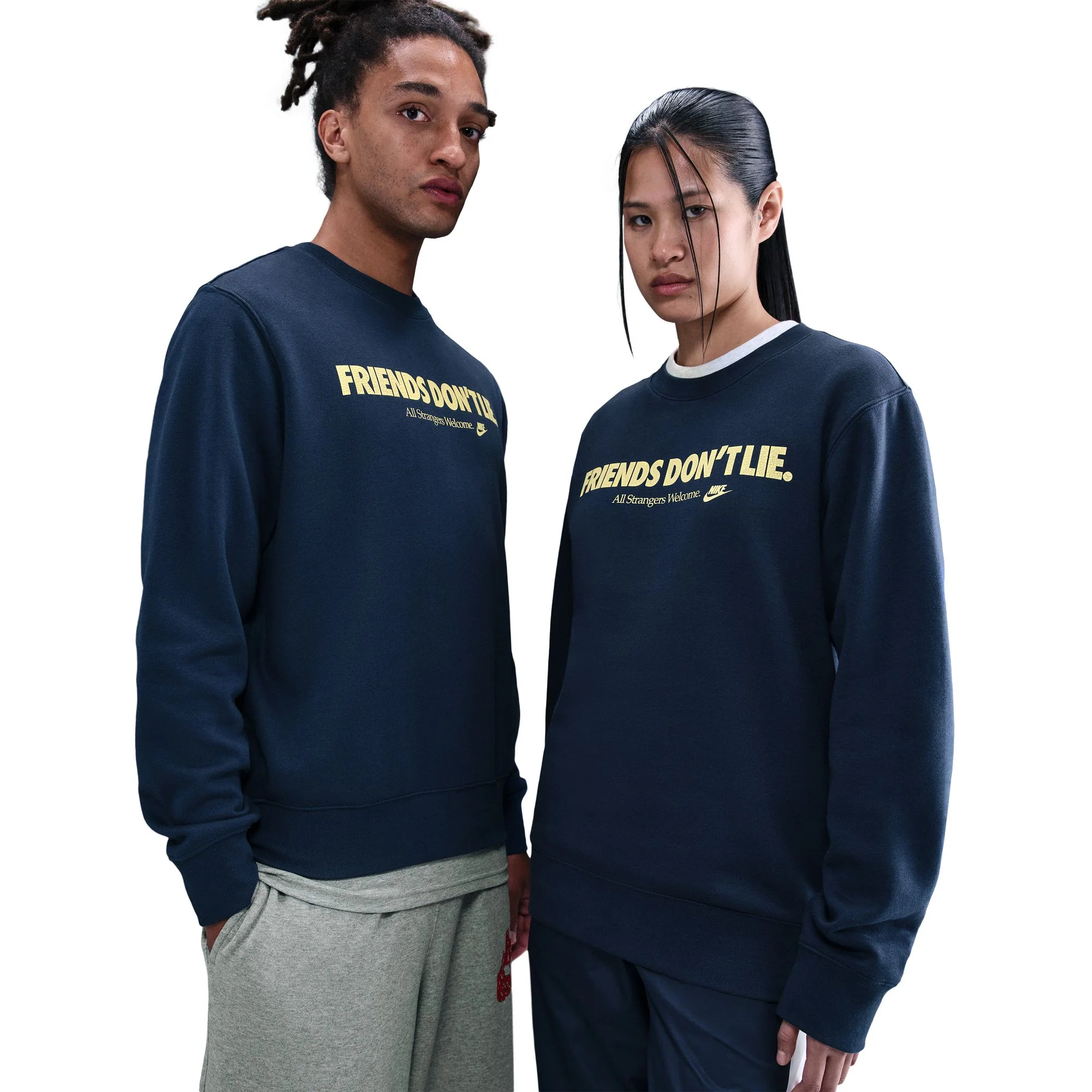 Nike x Stranger Things Mens Fleece Crewneck - Image 2