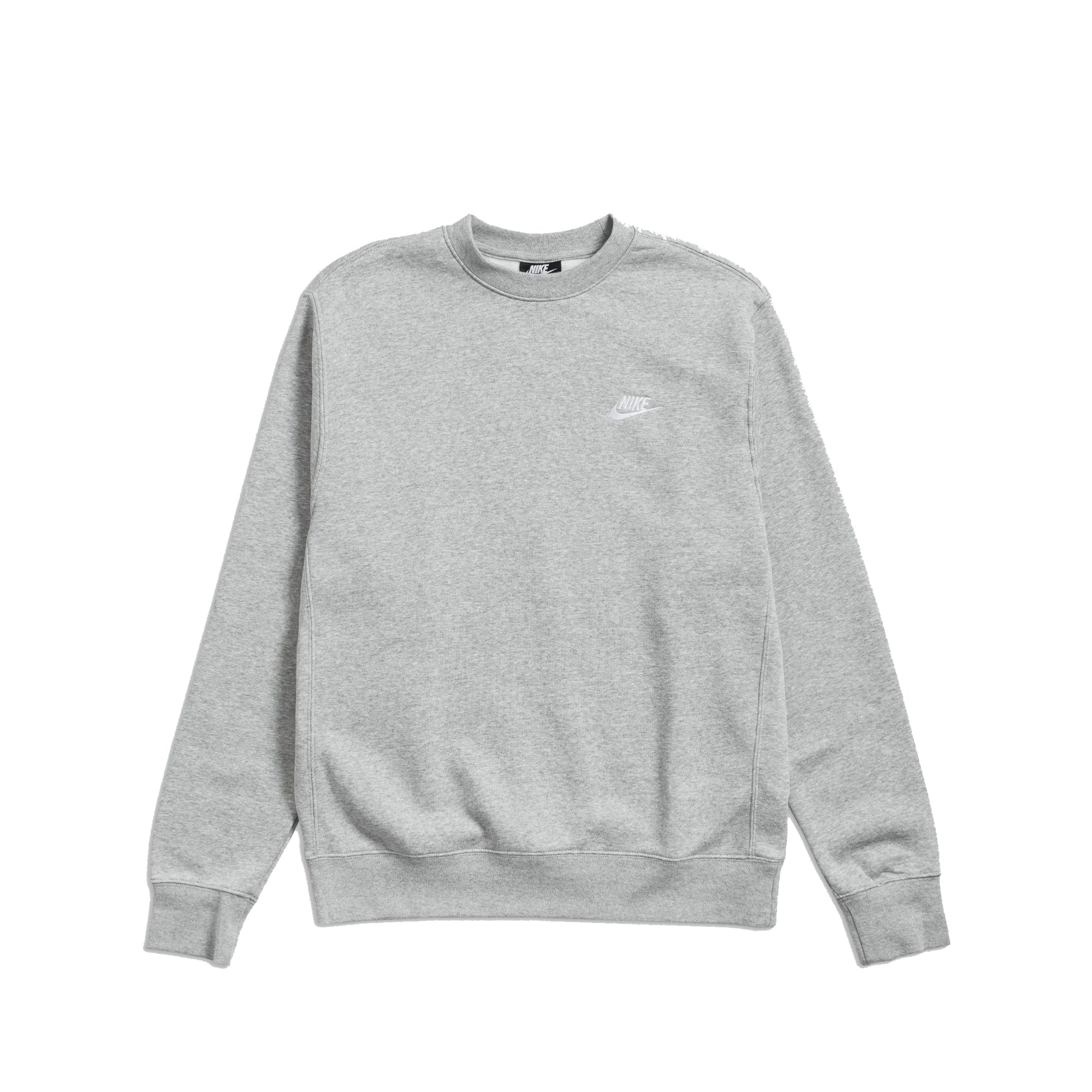 Nike Mens Sportswear Club Fleece Crew DK Grey Heather