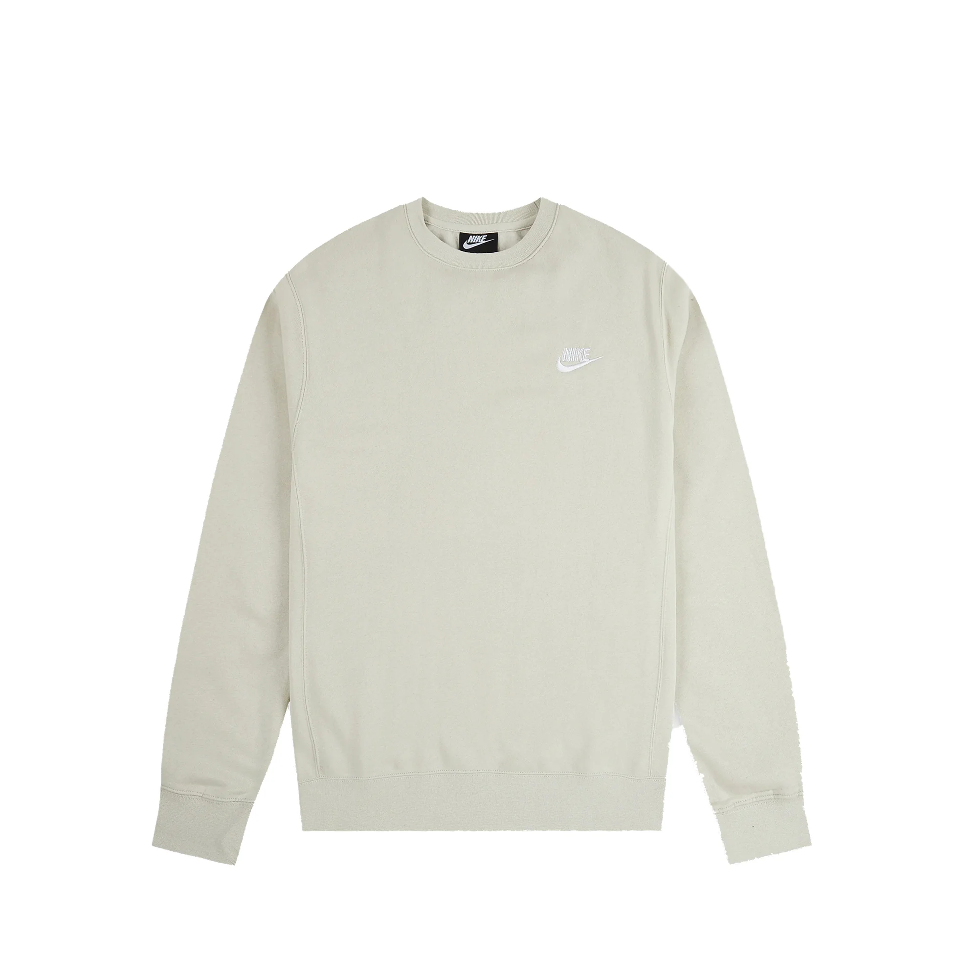 Nike Mens Sportswear Club Fleece Crew Light Bone