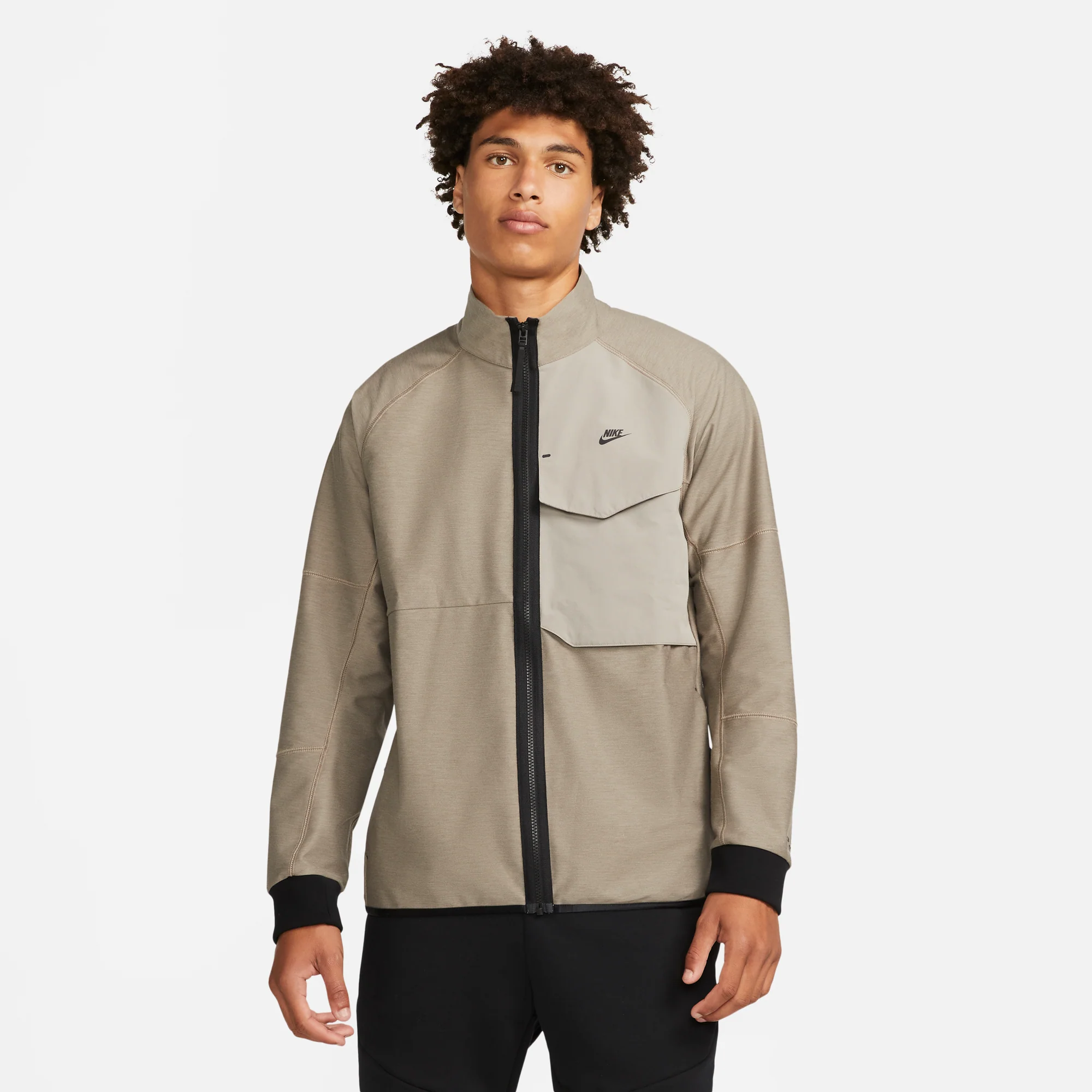 Nike Mens Sportswear Dri-Fit Tech Pack Jacket 'Moon Fossil' - Image 3