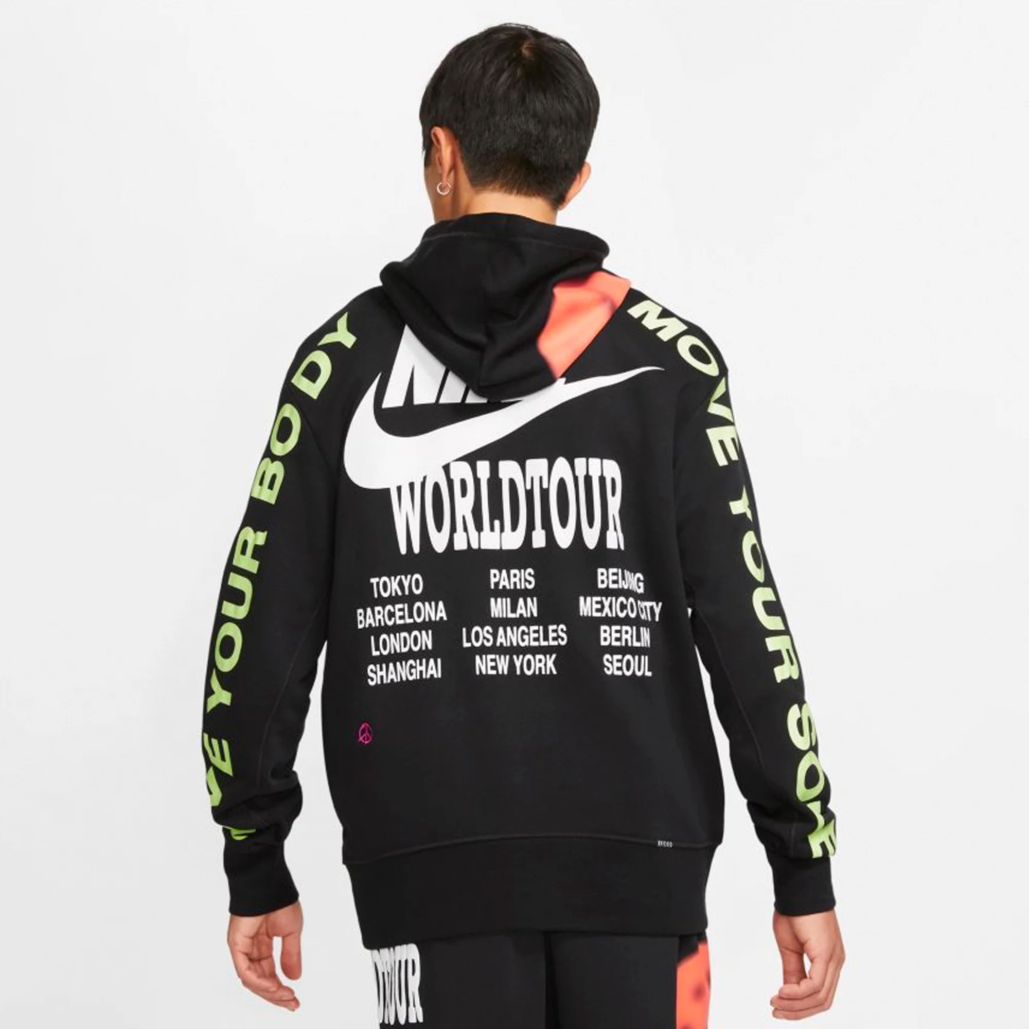 Nike Sportswear Mens Pullover French Terry Hoodie 'Black' - Image 2