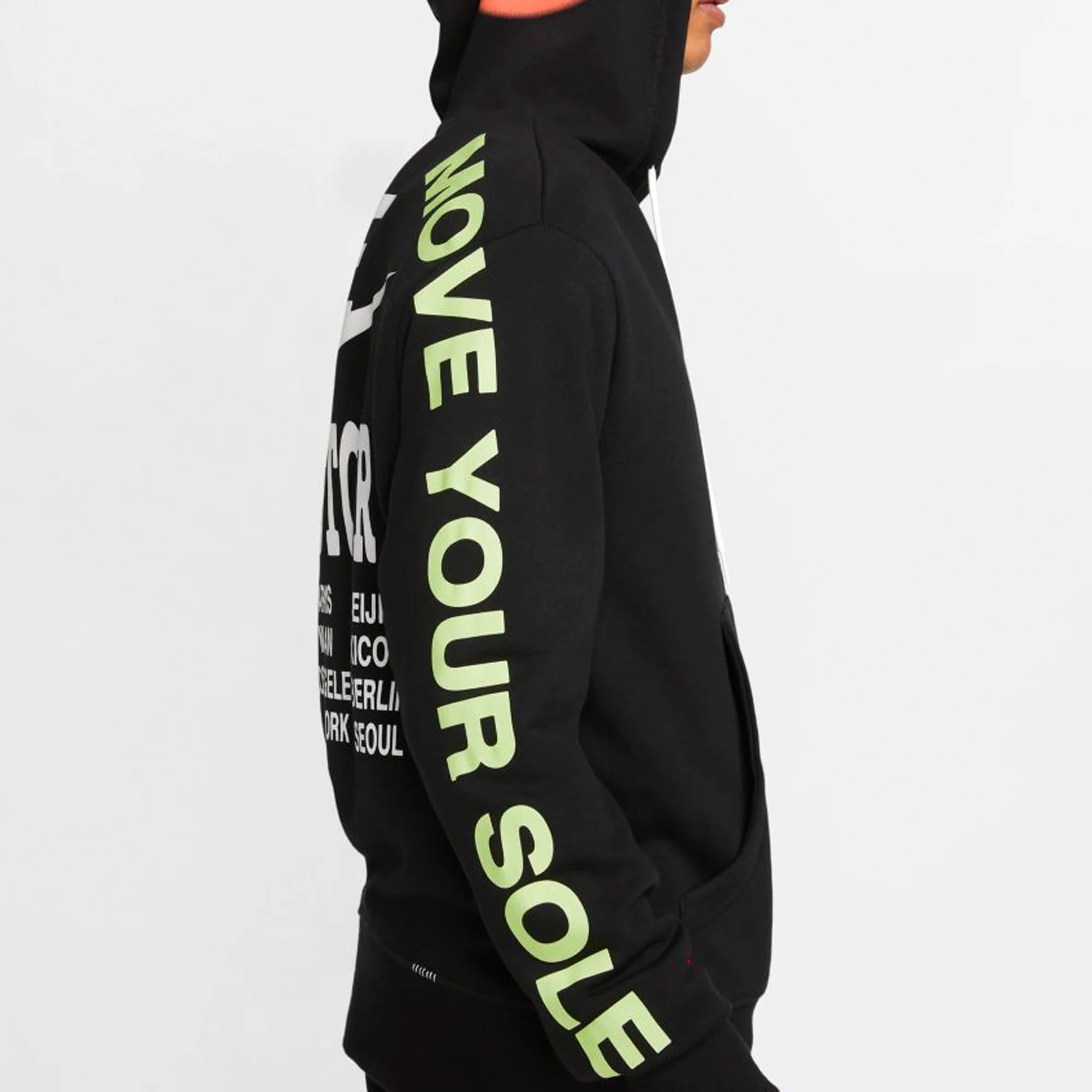 Nike Sportswear Mens Pullover French Terry Hoodie 'Black' - Image 4