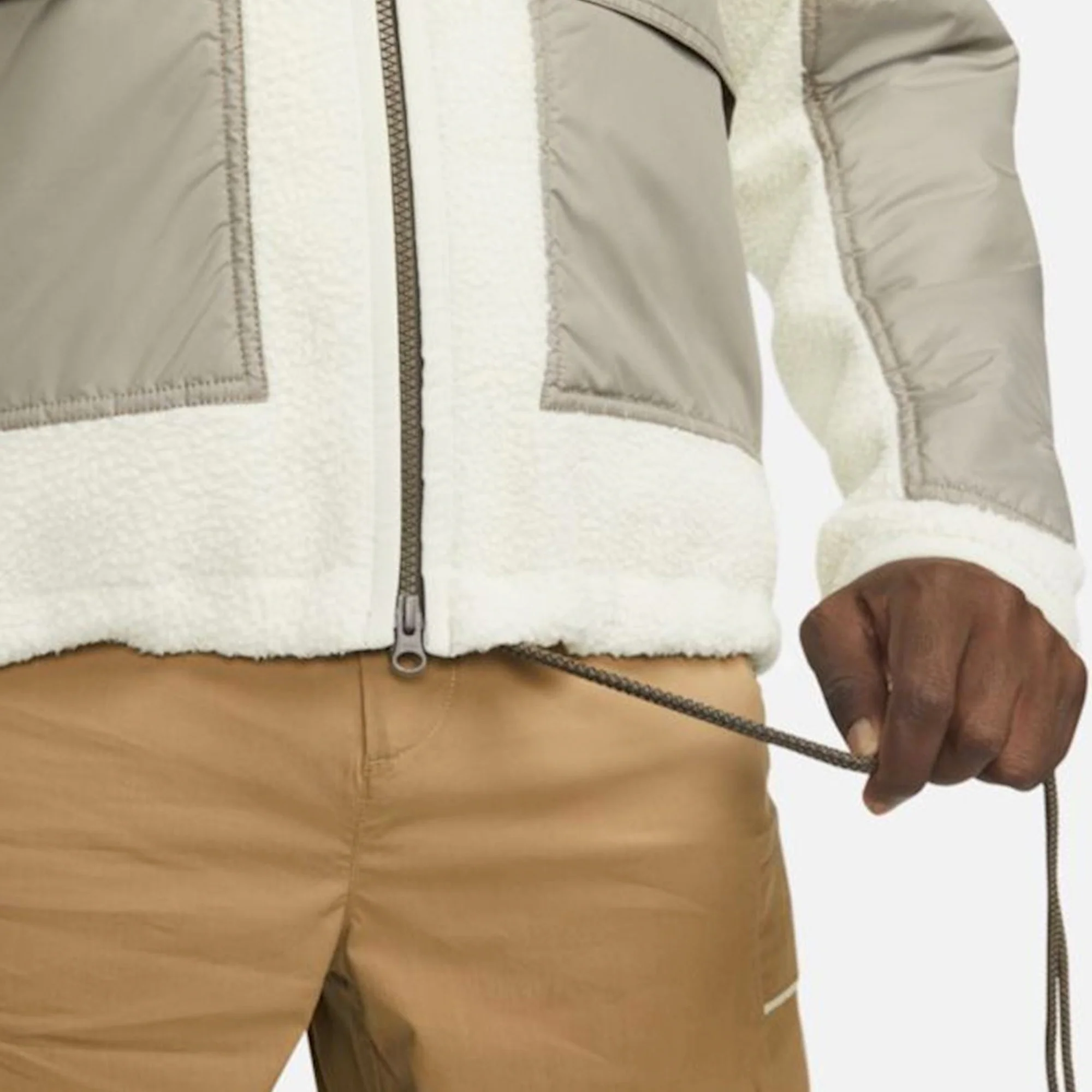 Nike Mens Sportswear Sport Essentials Jacket 'Light Bone' - Image 4