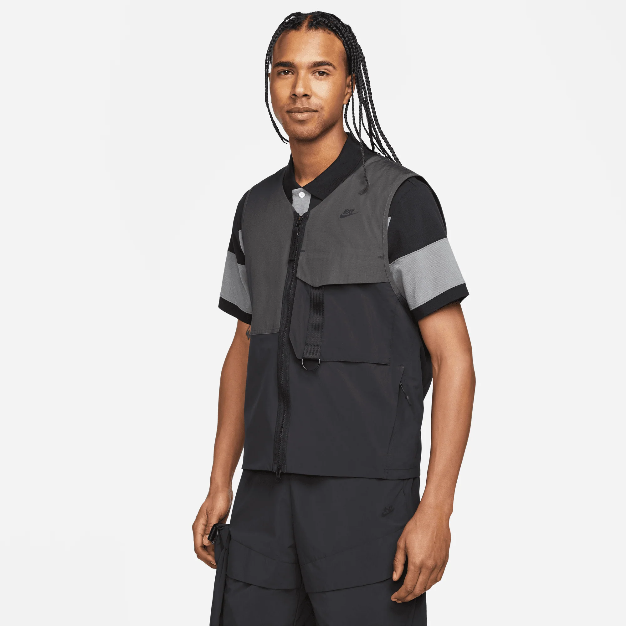Nike Mens Sportswear Tech Pack Unlined Vest Black - Image 3