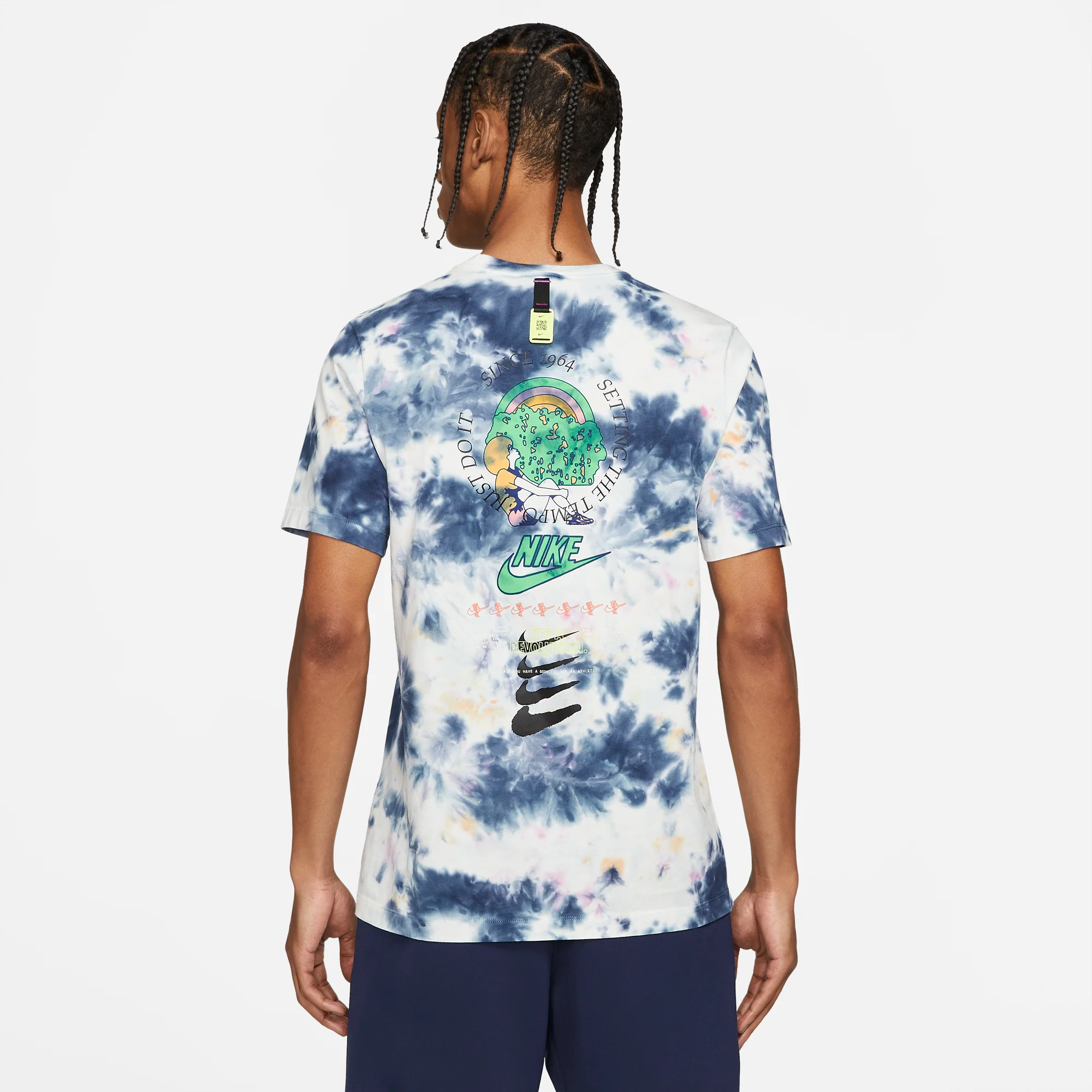 Nike Mens Sportswear Tee Blue Void - Image 2