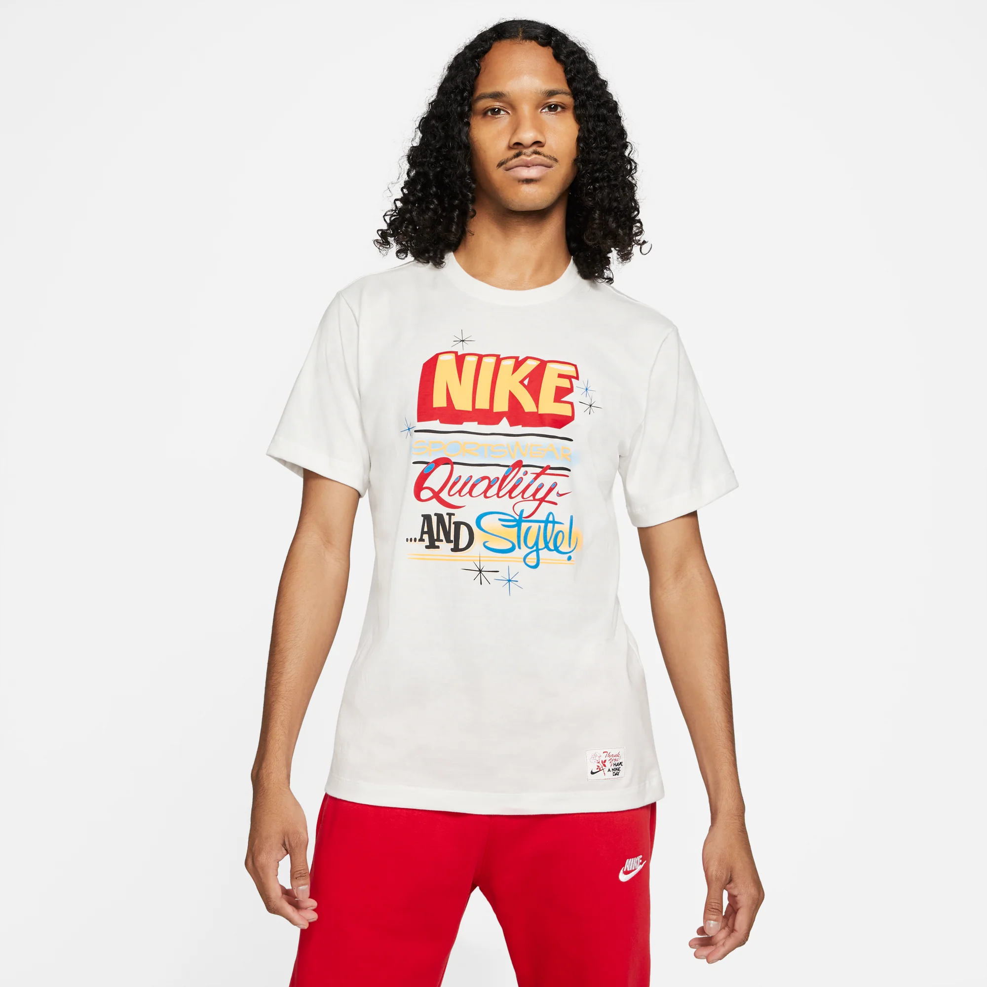 Nike Mens Sportswear 'White' T-Shirt - Image 2