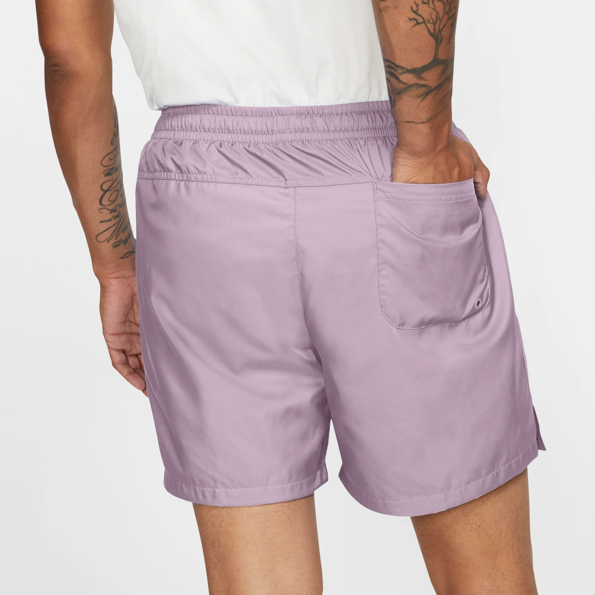 Nike Mens Sportswear Woven Shorts 'Iced Lilac' - Image 3