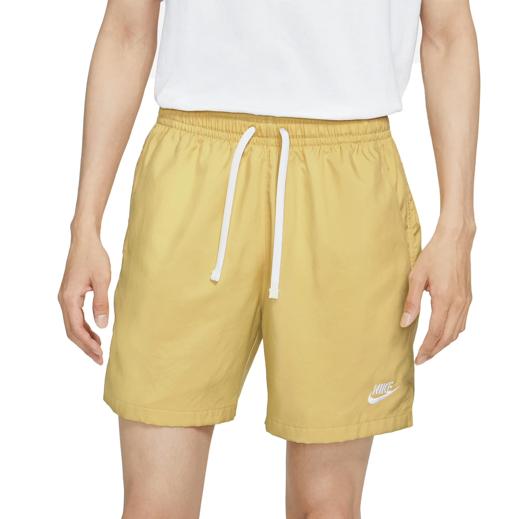 Nike Mens Sportswear Woven Shorts Saturn Gold - Image 2