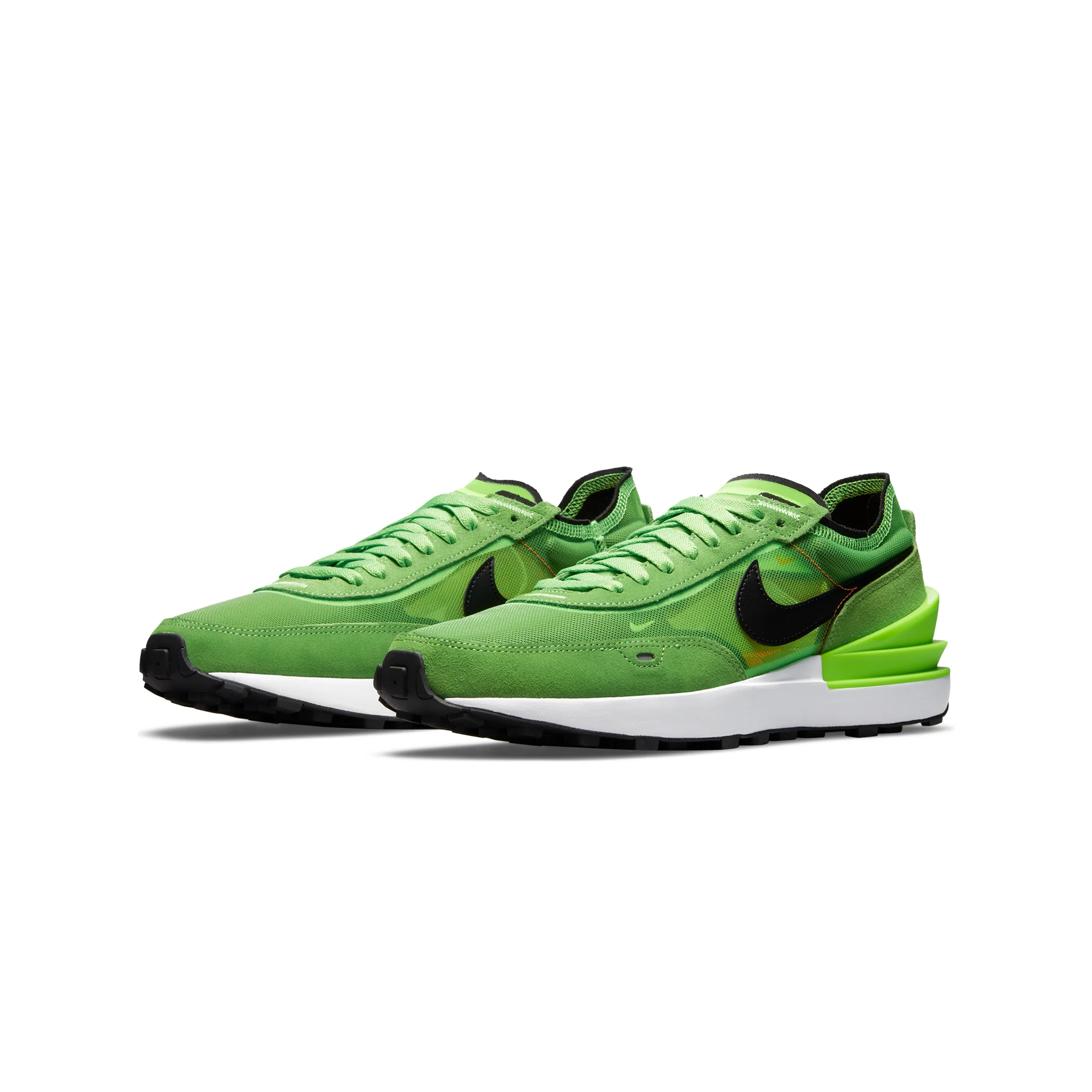 Nike Mens Waffle One Shoes 'Electric Green' - Image 2