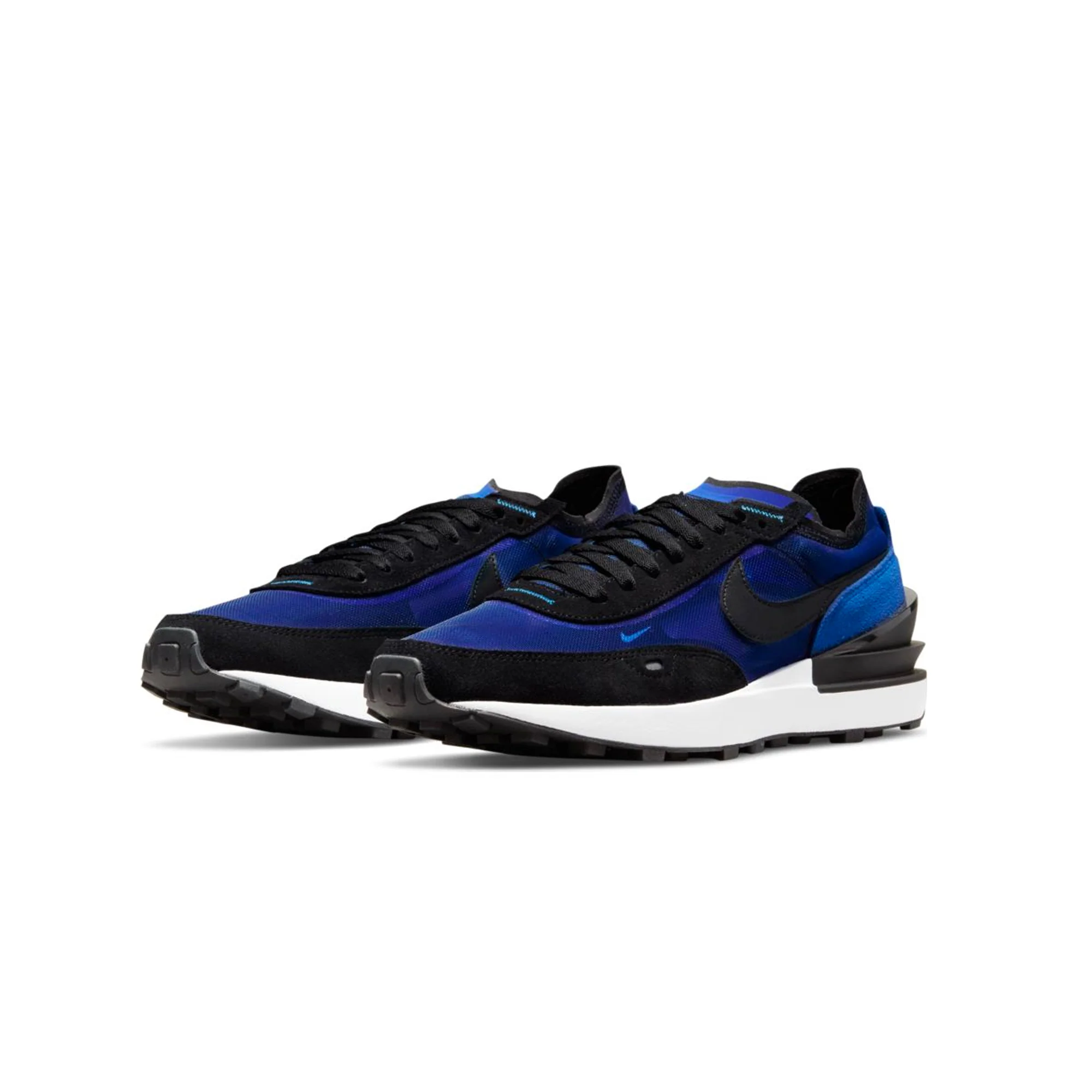 Nike Mens Waffle One Shoes 'Racer Blue/Black' - Image 2