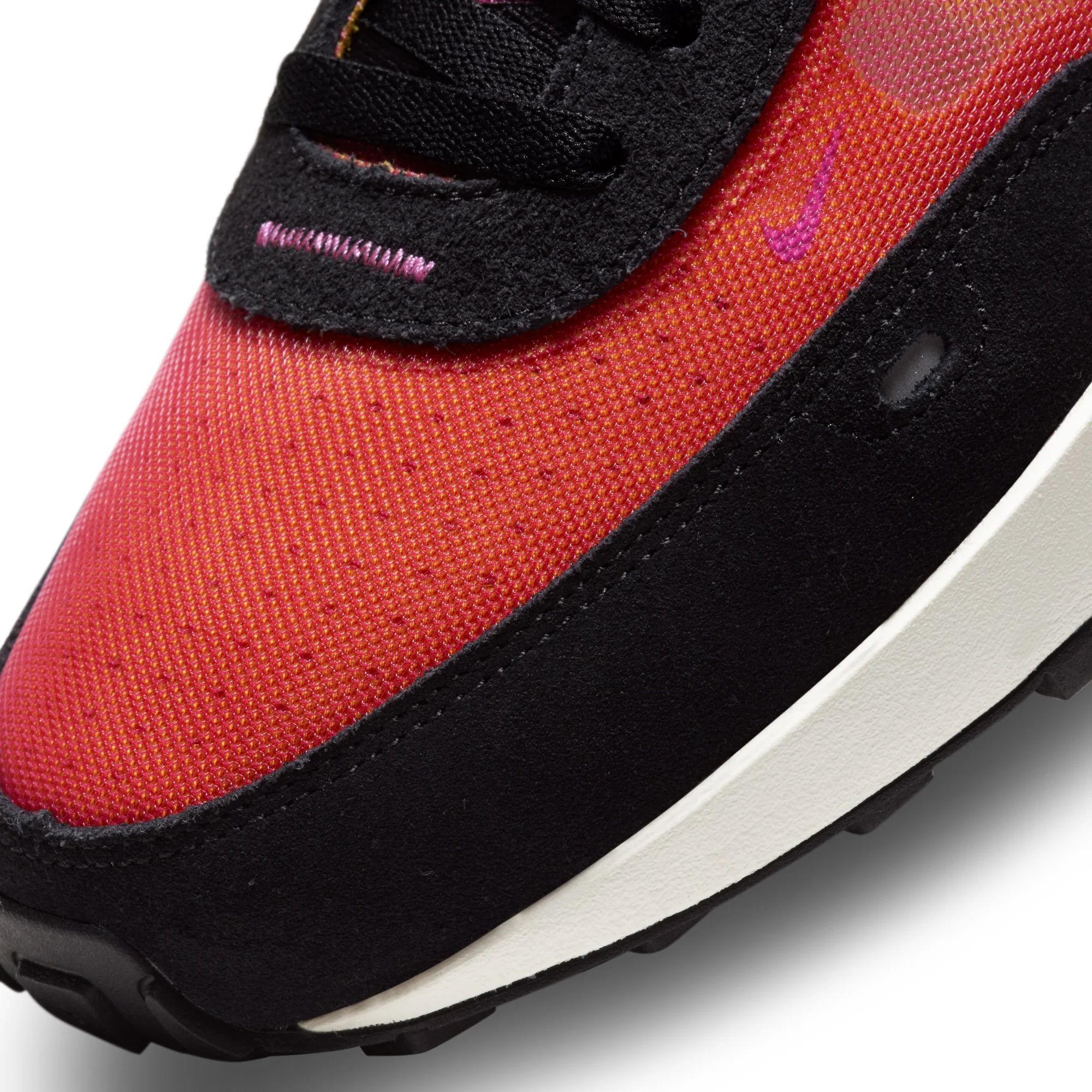 Nike Mens Waffle One Shoes 'Active Fuchsia/University Gold' - Image 4