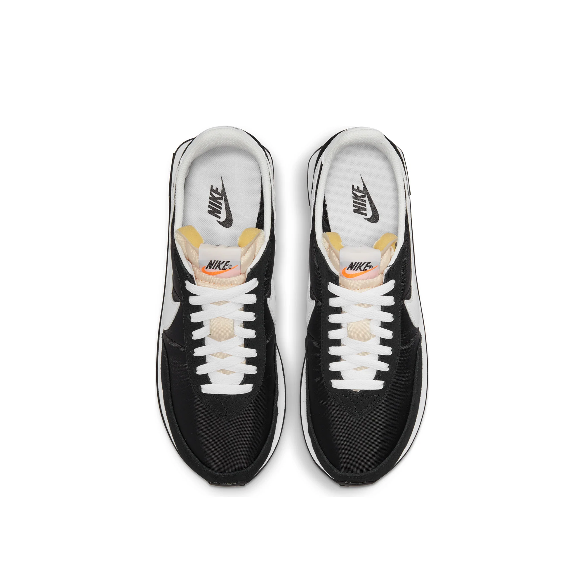Nike Mens Waffle Trainer 2 Shoes 'Black/White' - Image 4