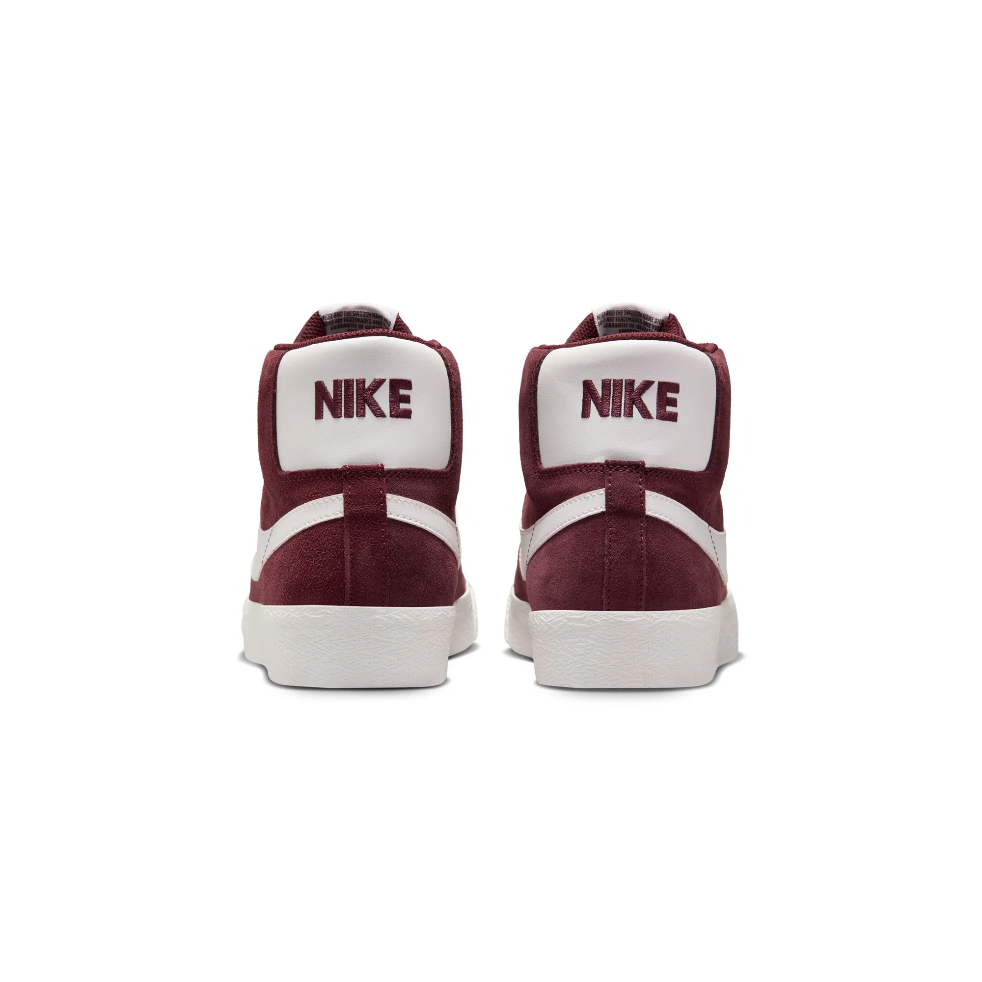 Nike SB Blazer Mid Burgundy Crush Shoes - Image 3