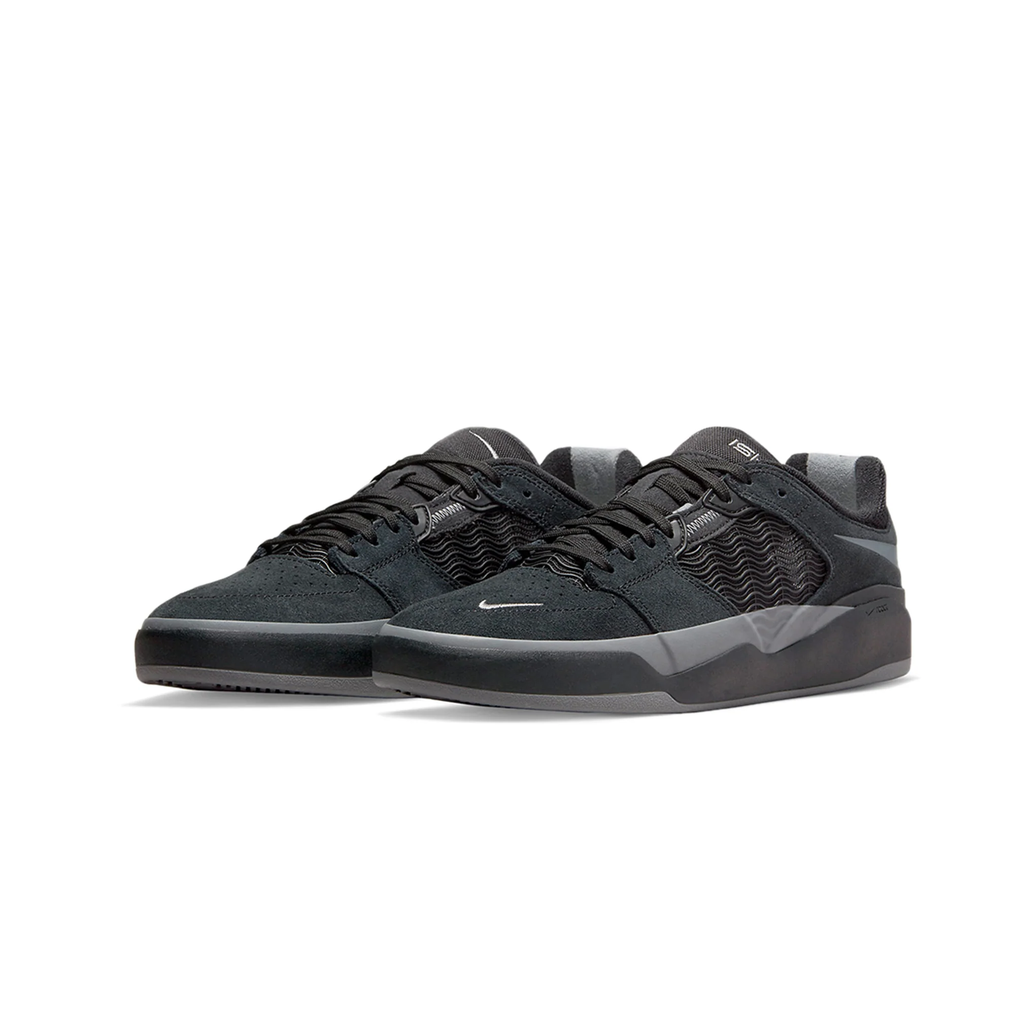 Nike SB Mens Ishod Wair Shoes 'Black/Smoke Grey' - Image 2