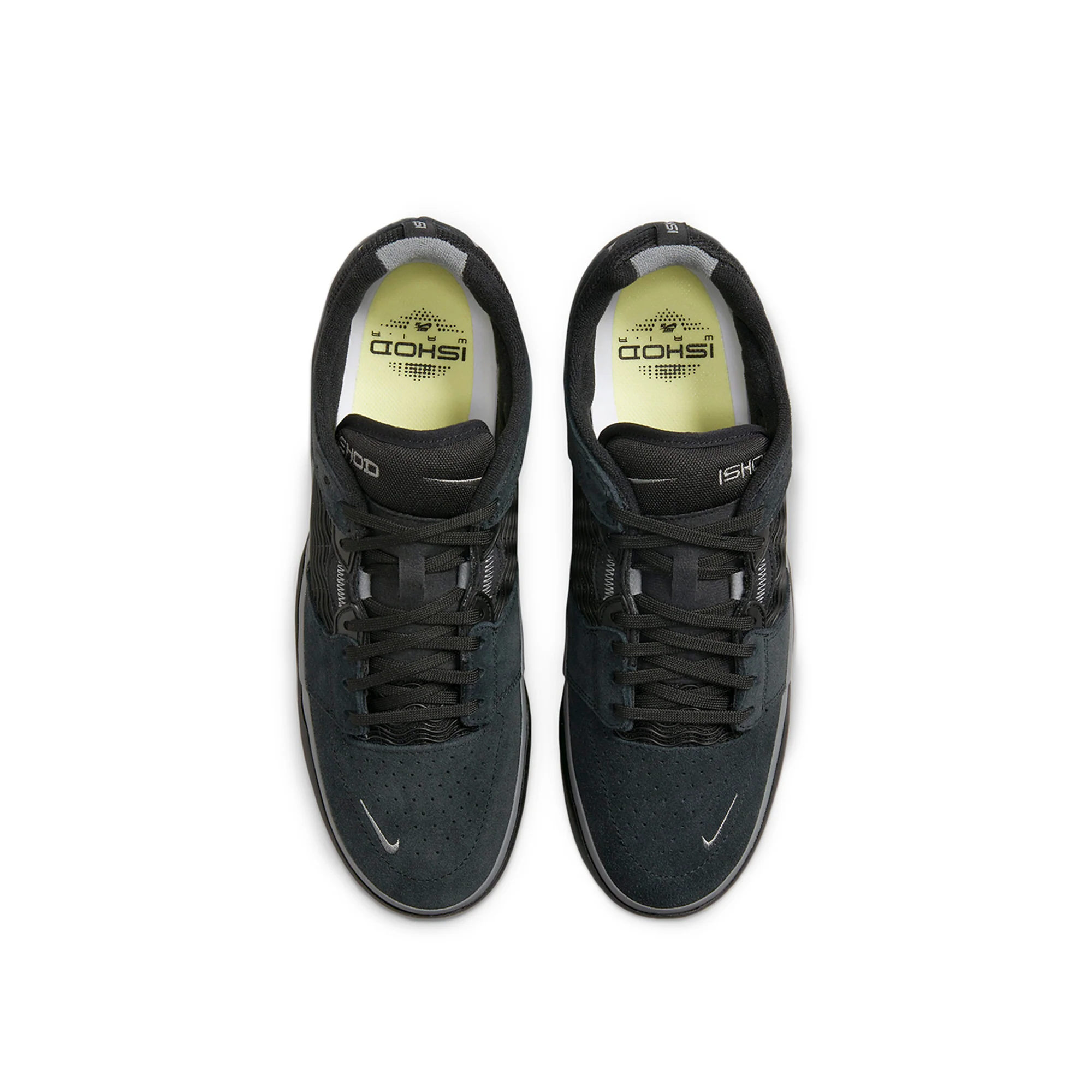 Nike SB Mens Ishod Wair Shoes 'Black/Smoke Grey' - Image 4