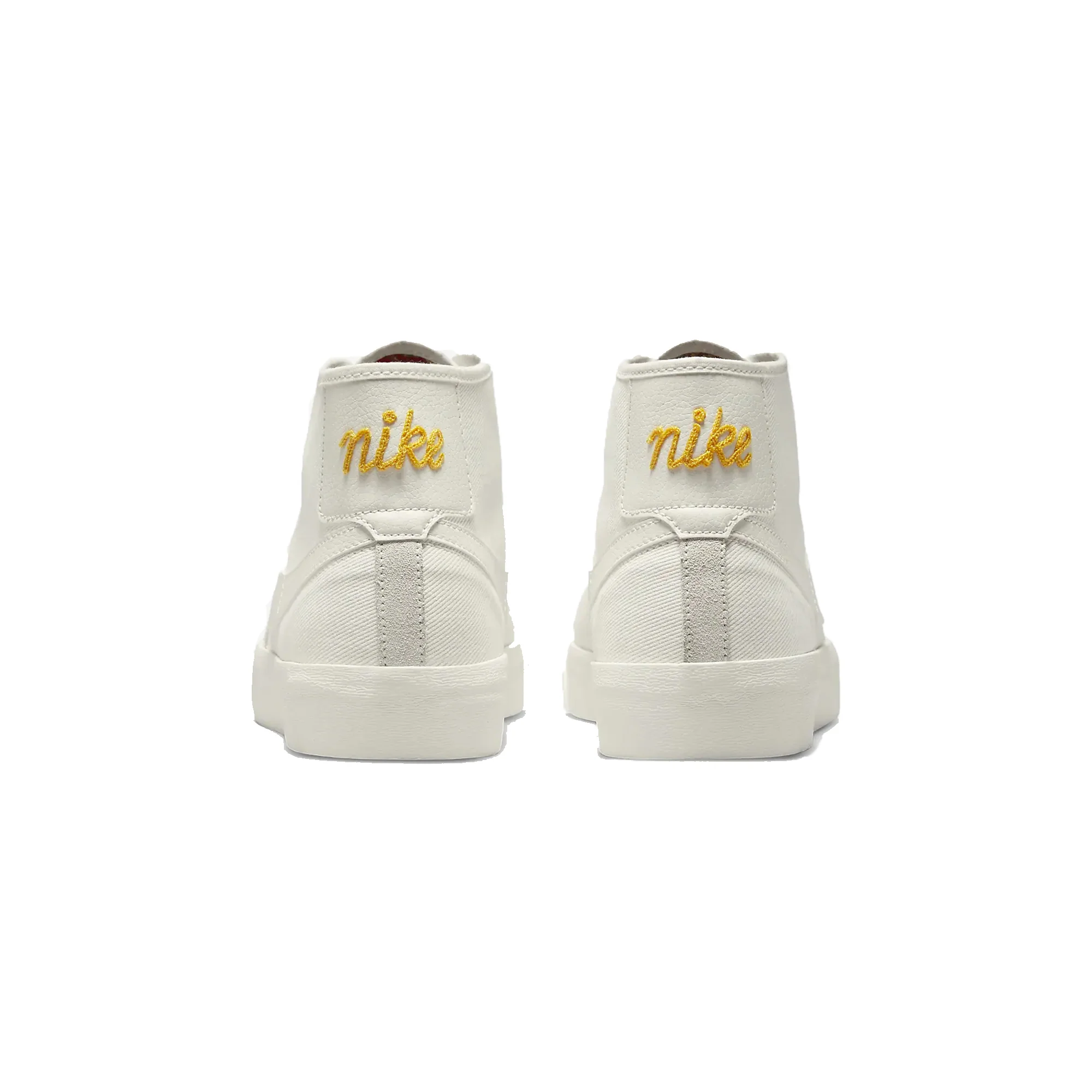 Nike SB Mens Blazer Court Mid Premium Shoes 'Sail' - Image 3