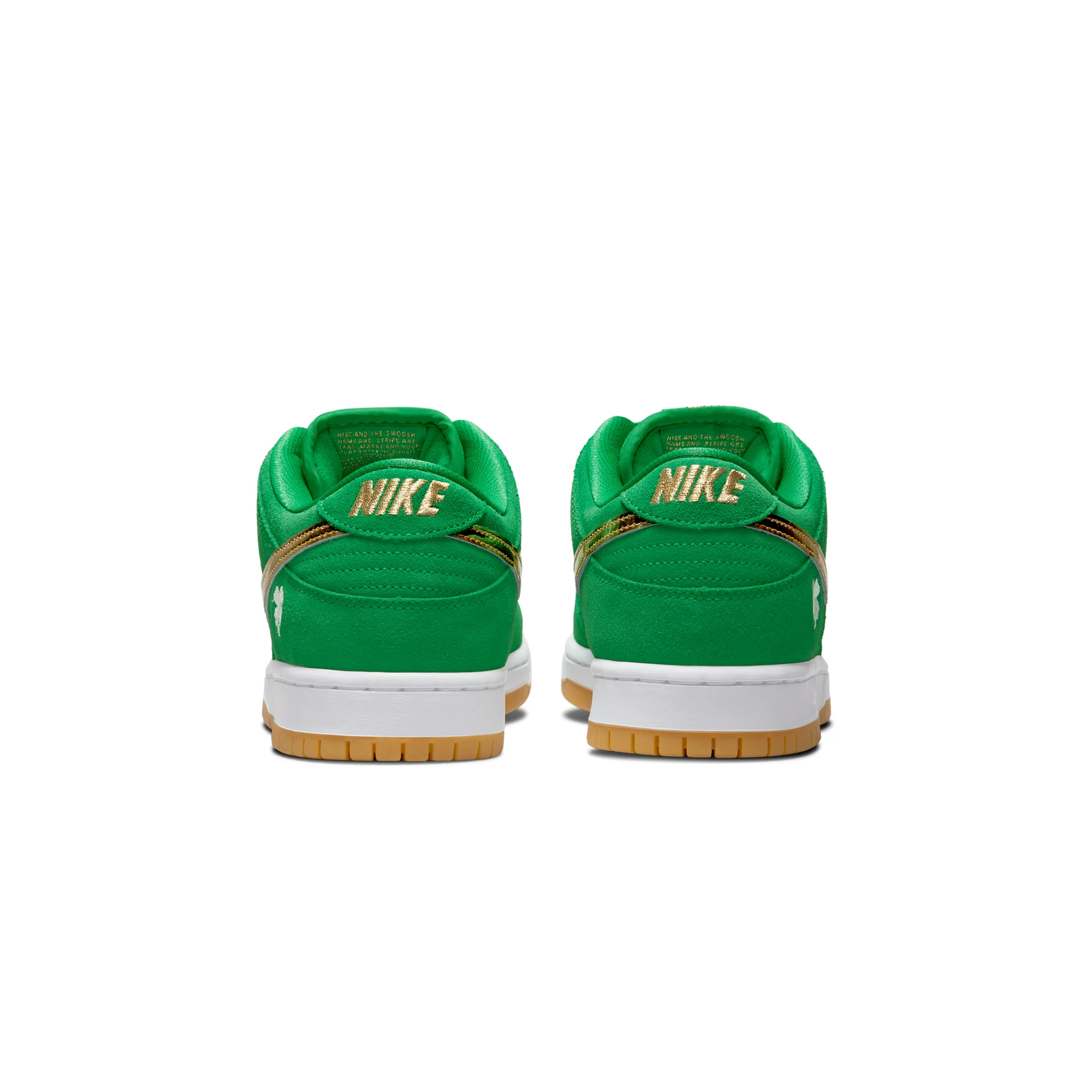 Nike SB Mens Dunk Low Pro Lucky Green Shoes - Image 3