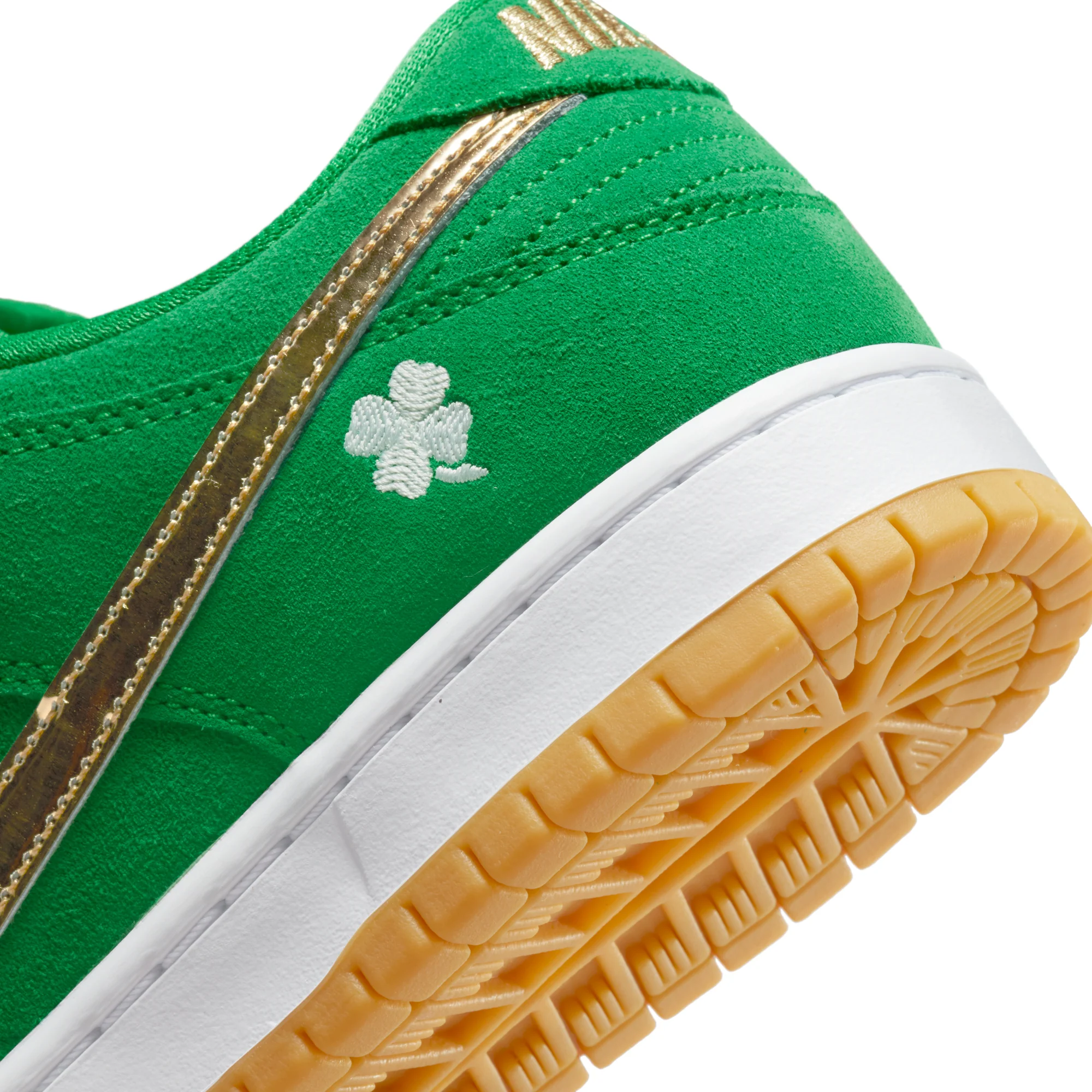 Nike SB Mens Dunk Low Pro Lucky Green Shoes - Image 4