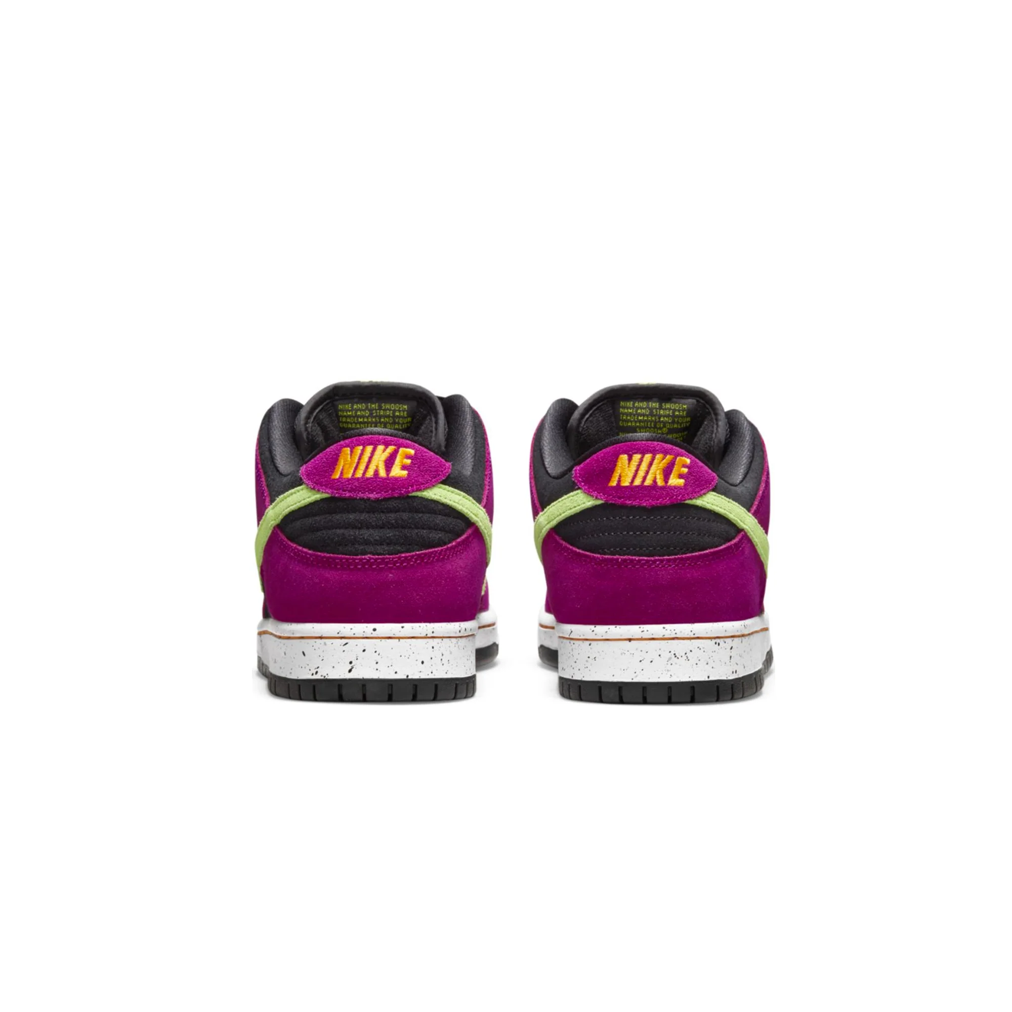 Nike SB Mens Dunk Low Pro Red Plum Shoes - Image 3