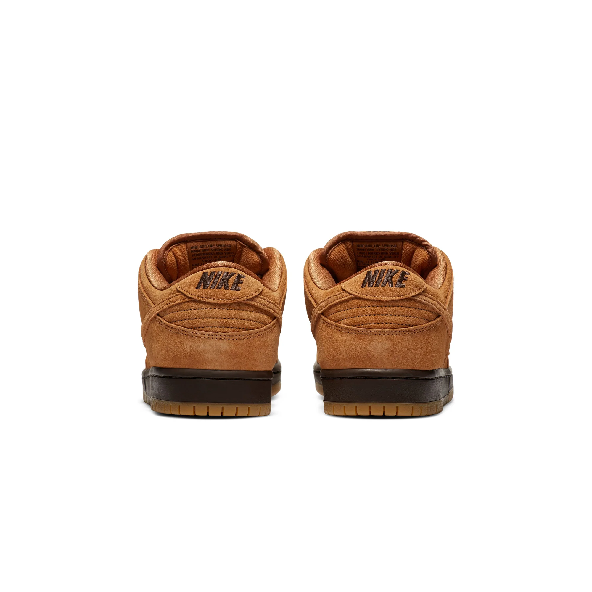 Nike SB Mens Dunk Low Pro 'Wheat Mocha' Shoes - Image 3