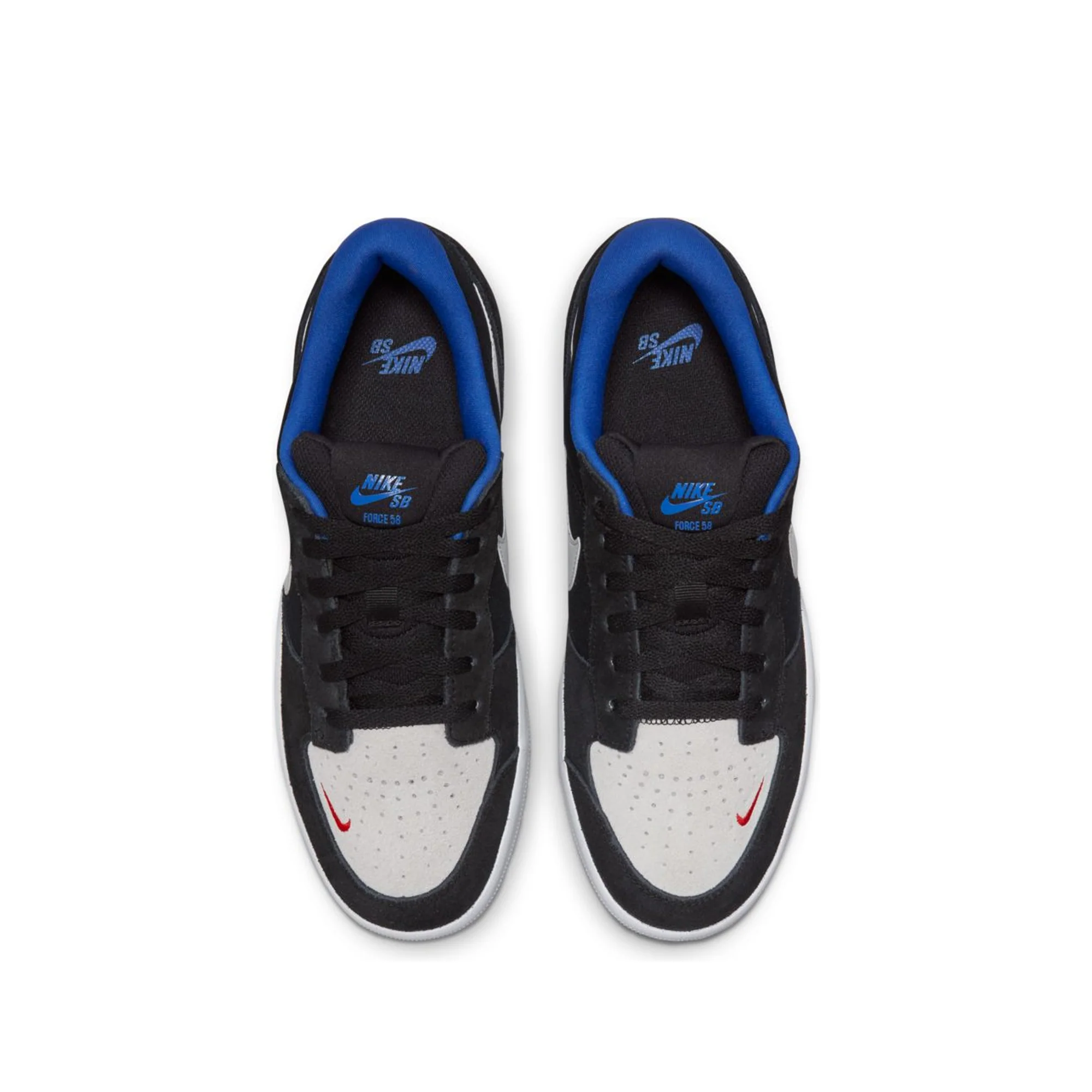 Nike SB Mens Force 58 Shoes 'Black/Photon Dust' - Image 4